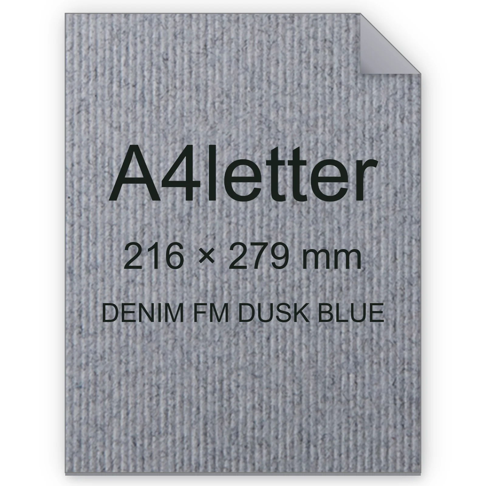 Cartoncino Favini, Refit, 250 g/m², A4letter, DENIM FM DUSK BLUE bra6739a4letter
