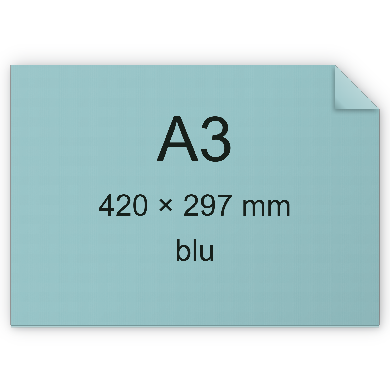 Cartoncino ManilaFormosa BLU, a3, 140gr BRA525a3