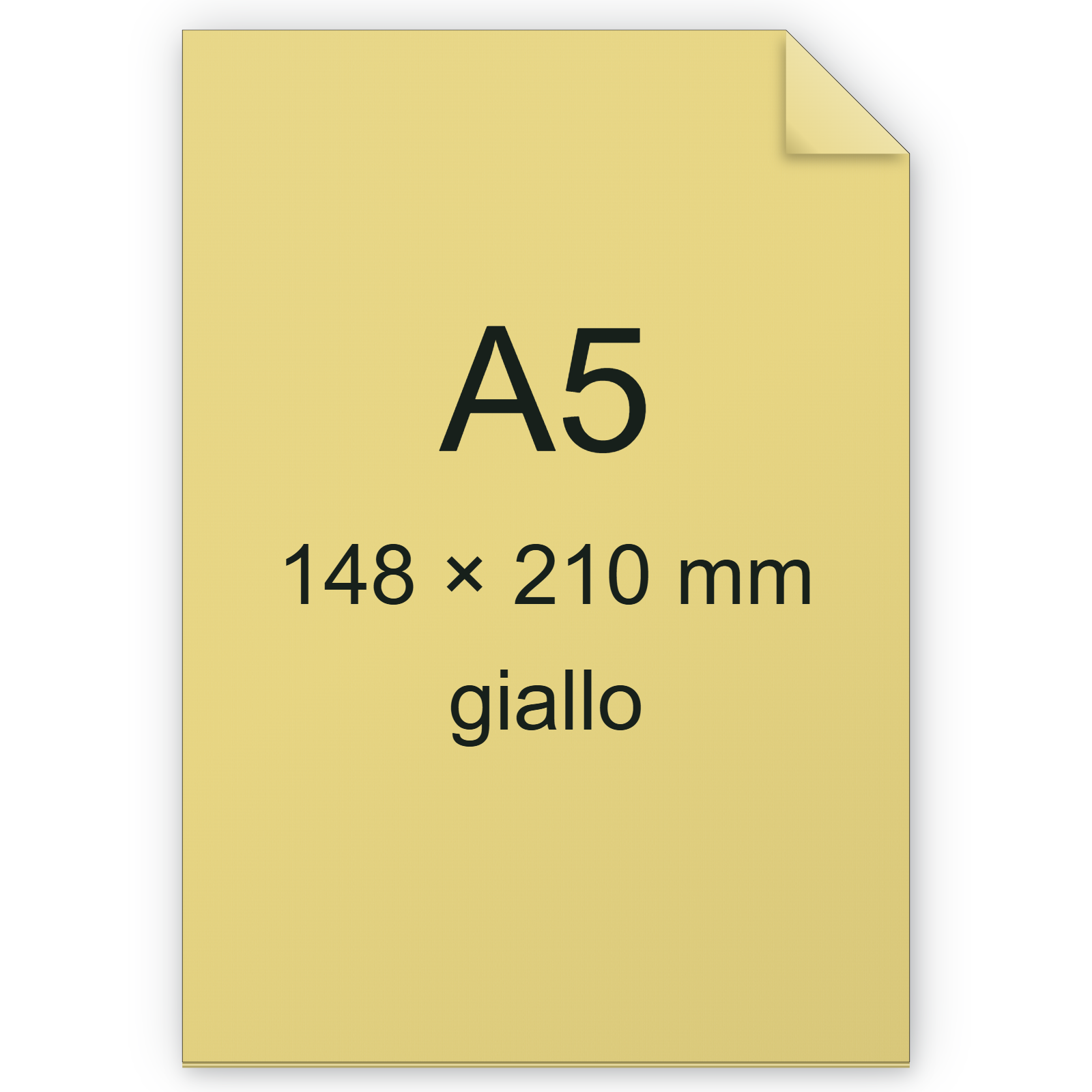 Cartoncino ManilaFormosa GIALLO, a5, 140gr BRA528a5