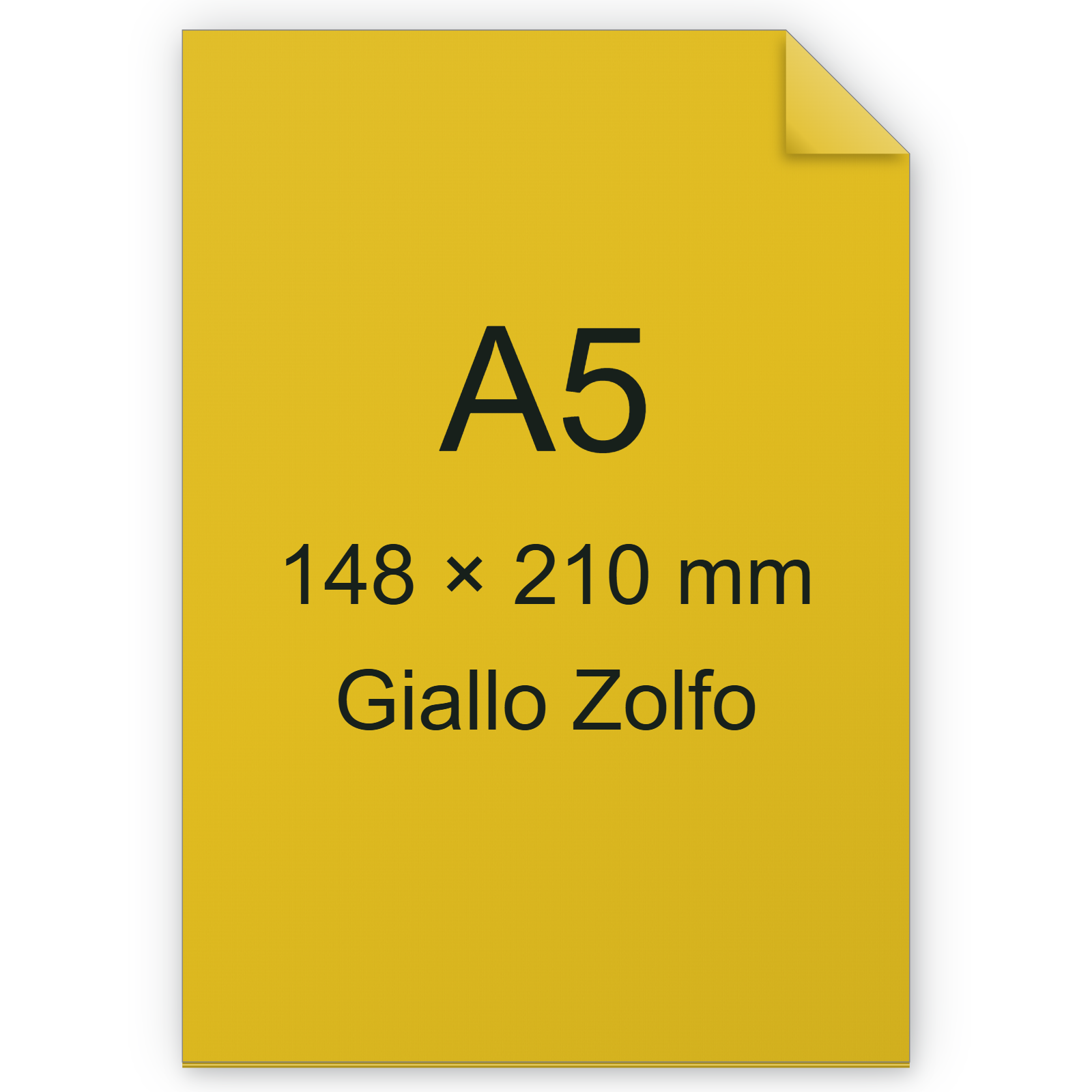 Cartoncino Favini, Burano, 200 g/m², A5, GIALLO ZOLFO 51 BRA850a5