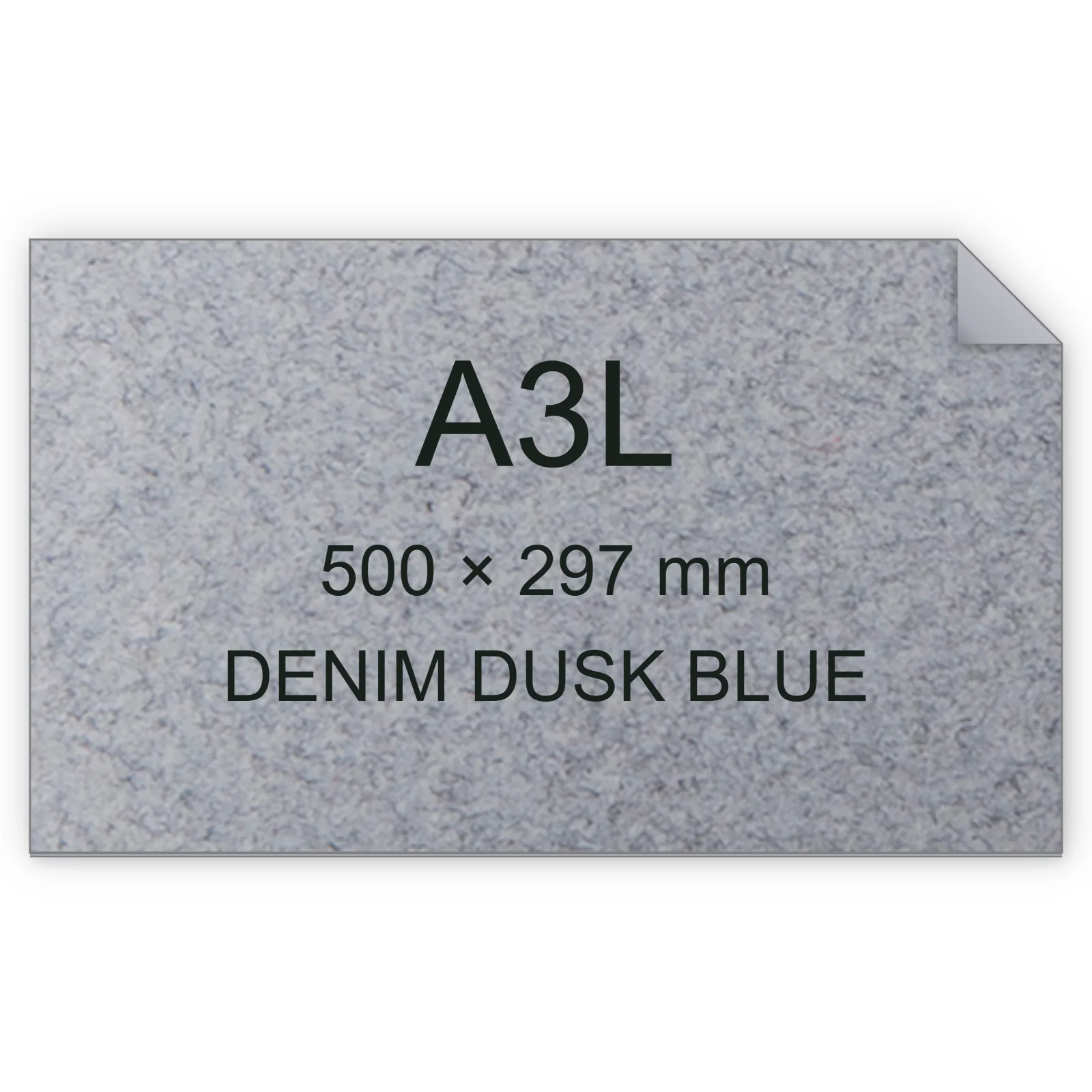 Cartoncino Favini, Refit, 120 g/m², A3L, DENIM DUSK BLUE bra6736a3l