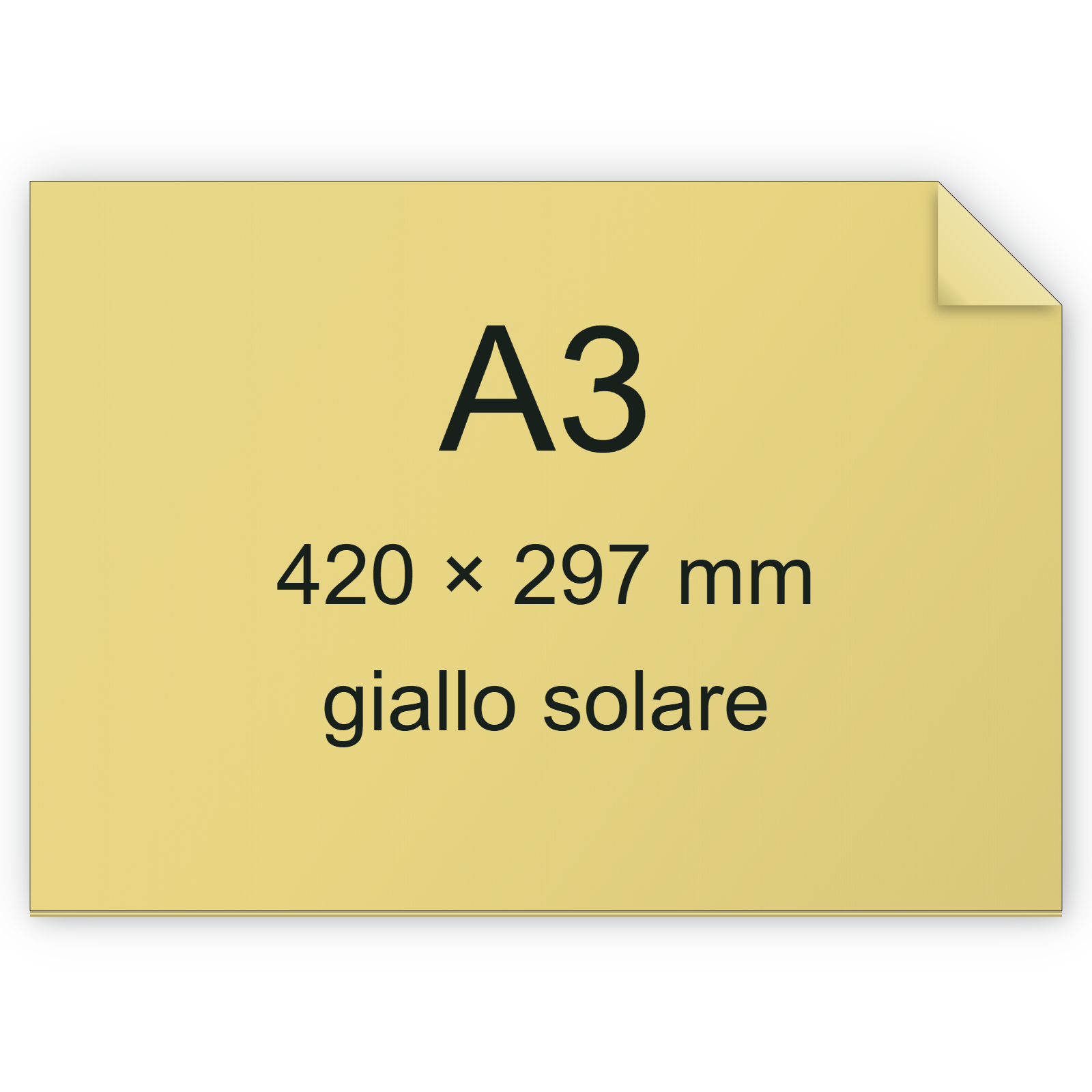 Cartoncino ManilaFormosa GIALLOSOLARE, a3, 140gr BRA529a3