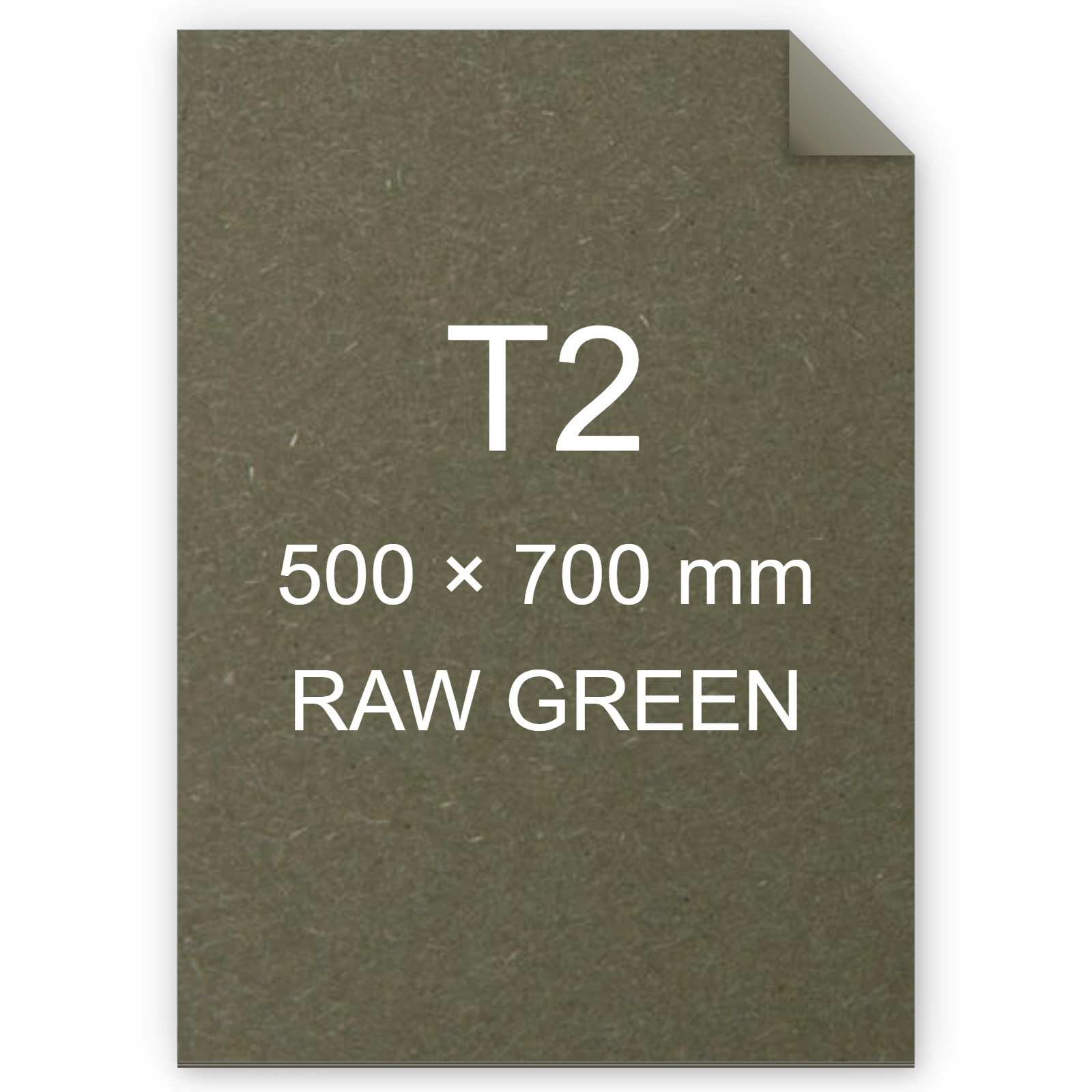 Cartoncino Favini, Shiro Echo Raw, 350 g/m², T2, RAW GREEN bra6665t2
