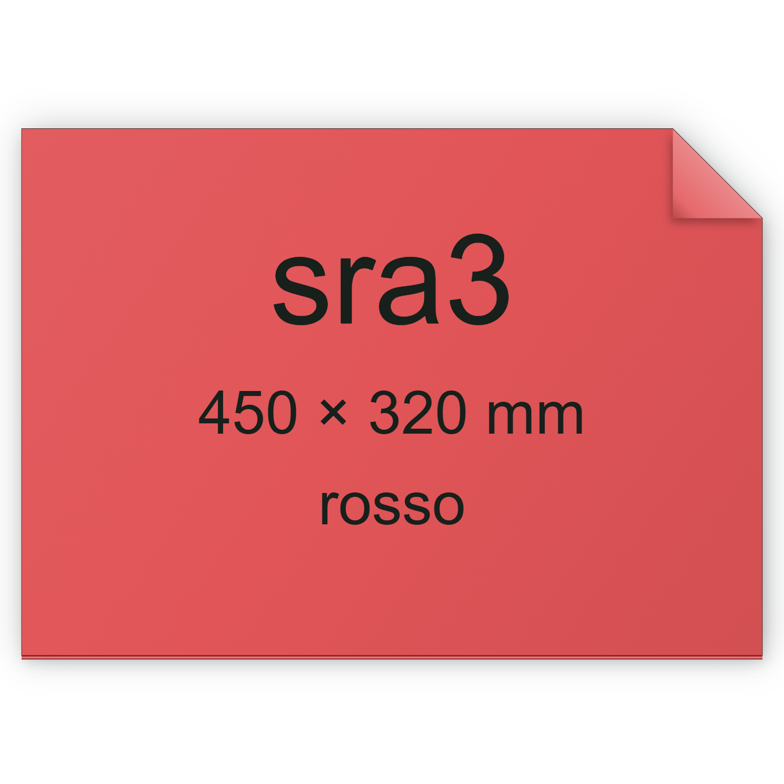 Cartoncino ManilaFormosa ROSSO, sra3, 140gr BRA536sra3