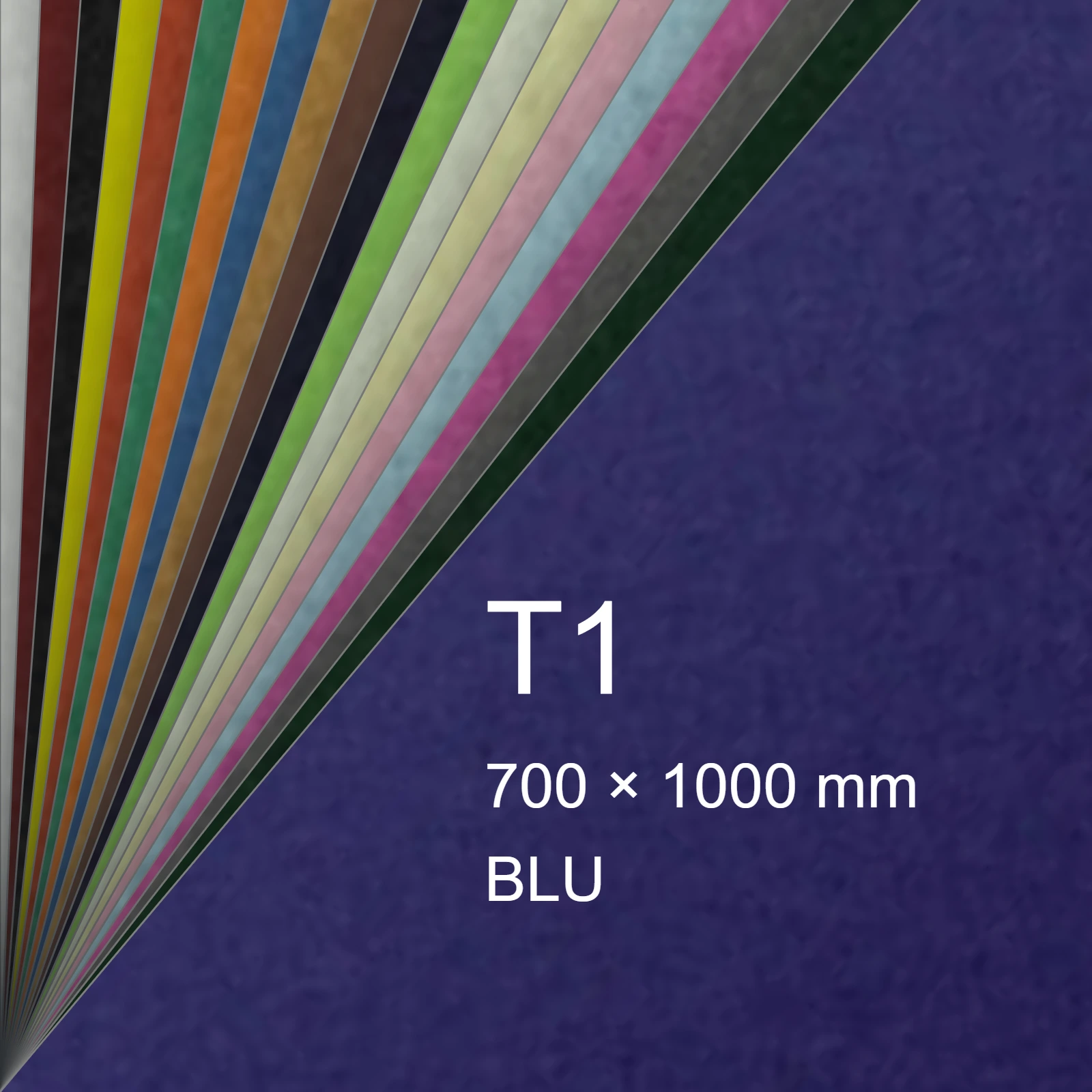 Cartoncino Favini, Prisma Color Sigillo Monoruvido, 220 g/m², T1, BLU 26 FAVA33K0A1 - immagine aggiuntiva