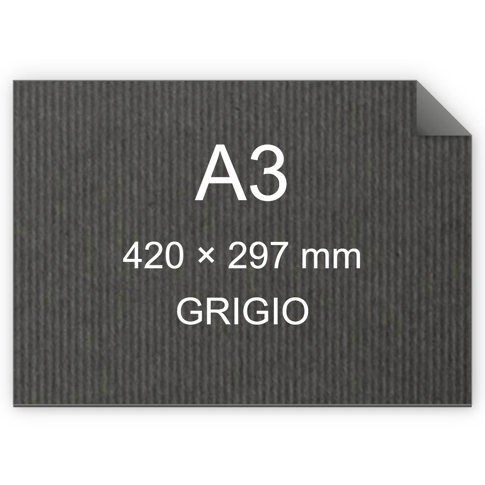 Cartoncino Favini, Twill, 240 g/m², A3, GRIGIO bra6679a3