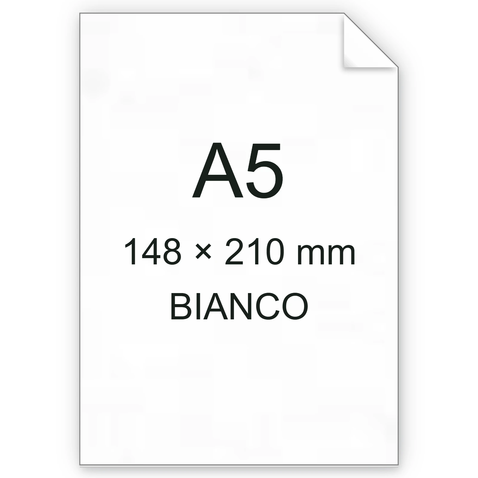 Cartoncino Favini, Assorbente, 220 g/m², A5, BIANCO BRA143a5