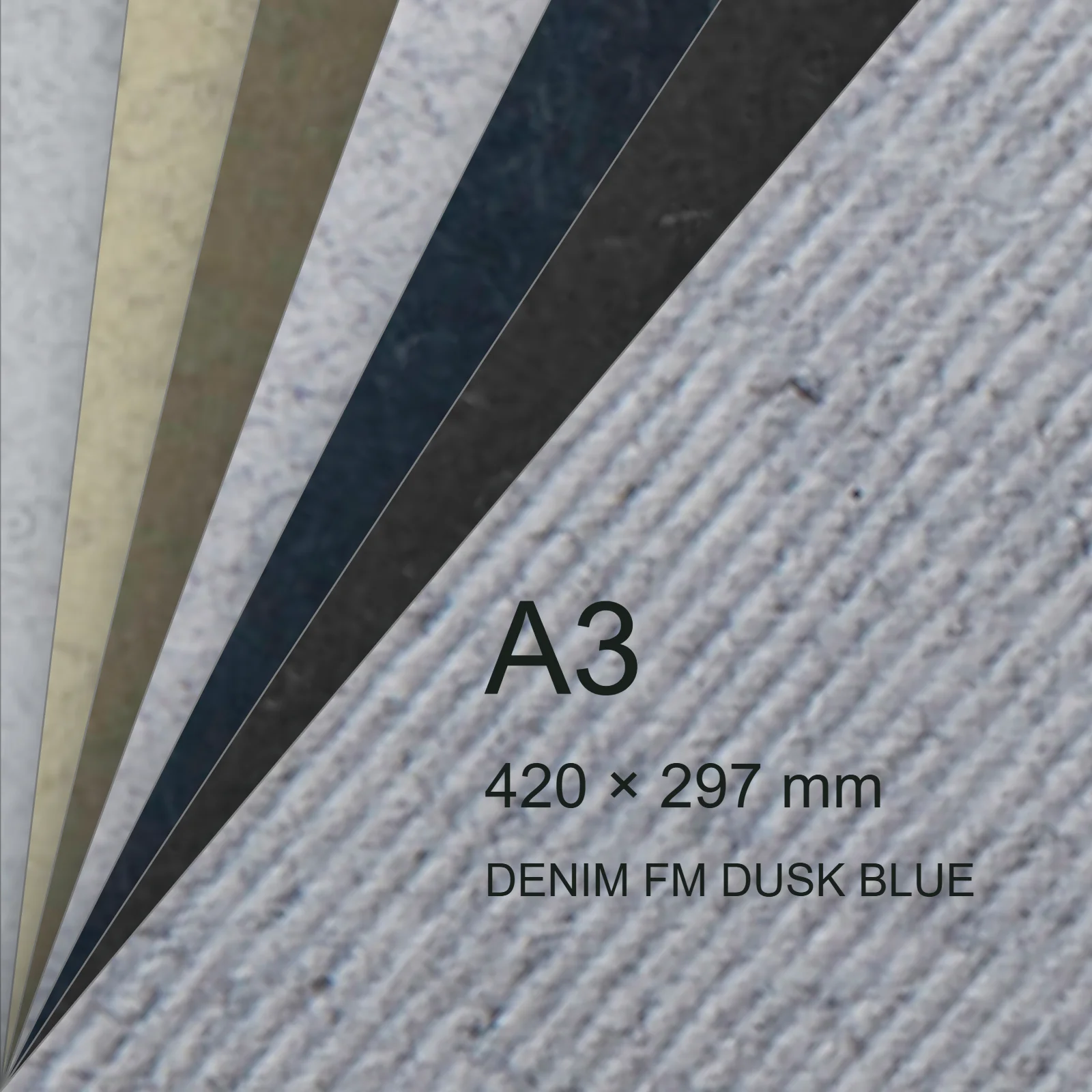 Cartoncino Favini, Refit, 250 g/m², A3, DENIM FM DUSK BLUE bra6739a3 - immagine aggiuntiva