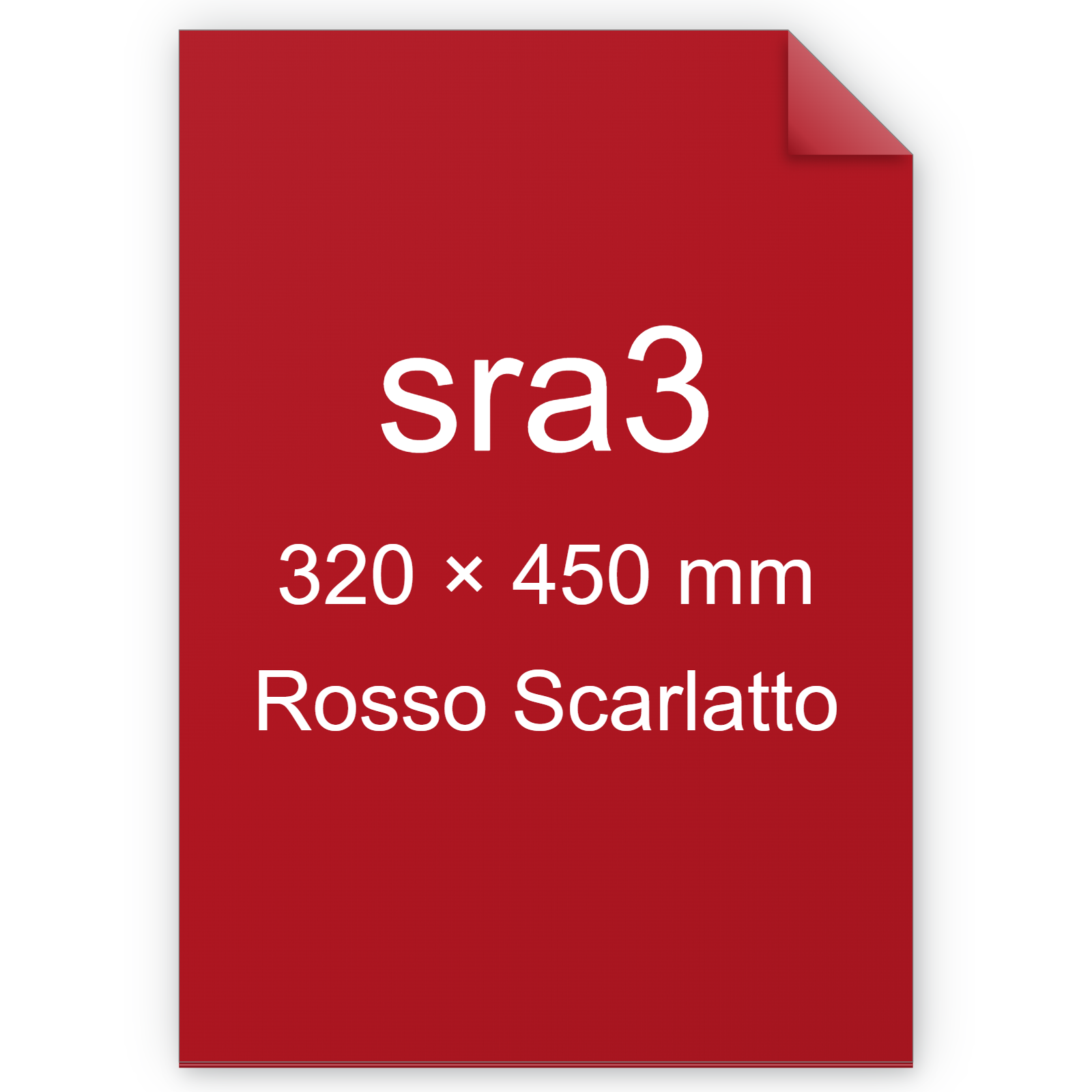 Cartoncino Favini, Burano, 140 g/m², SRA3, ROSSO SCARLATTO 61 bra591sra3