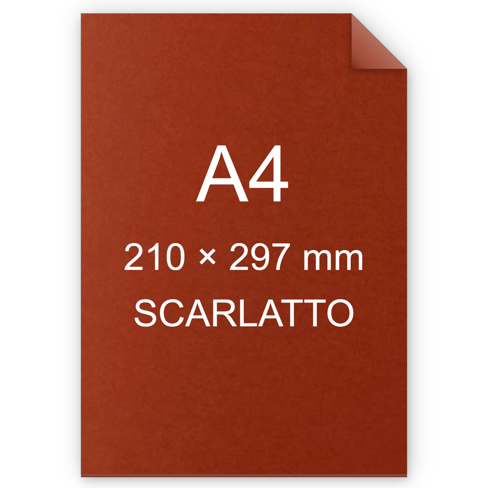 Carta Favini, RismaLuce Small Collezioni, 90 g/m², A4, SCARLATTO 61 FAVA69C144