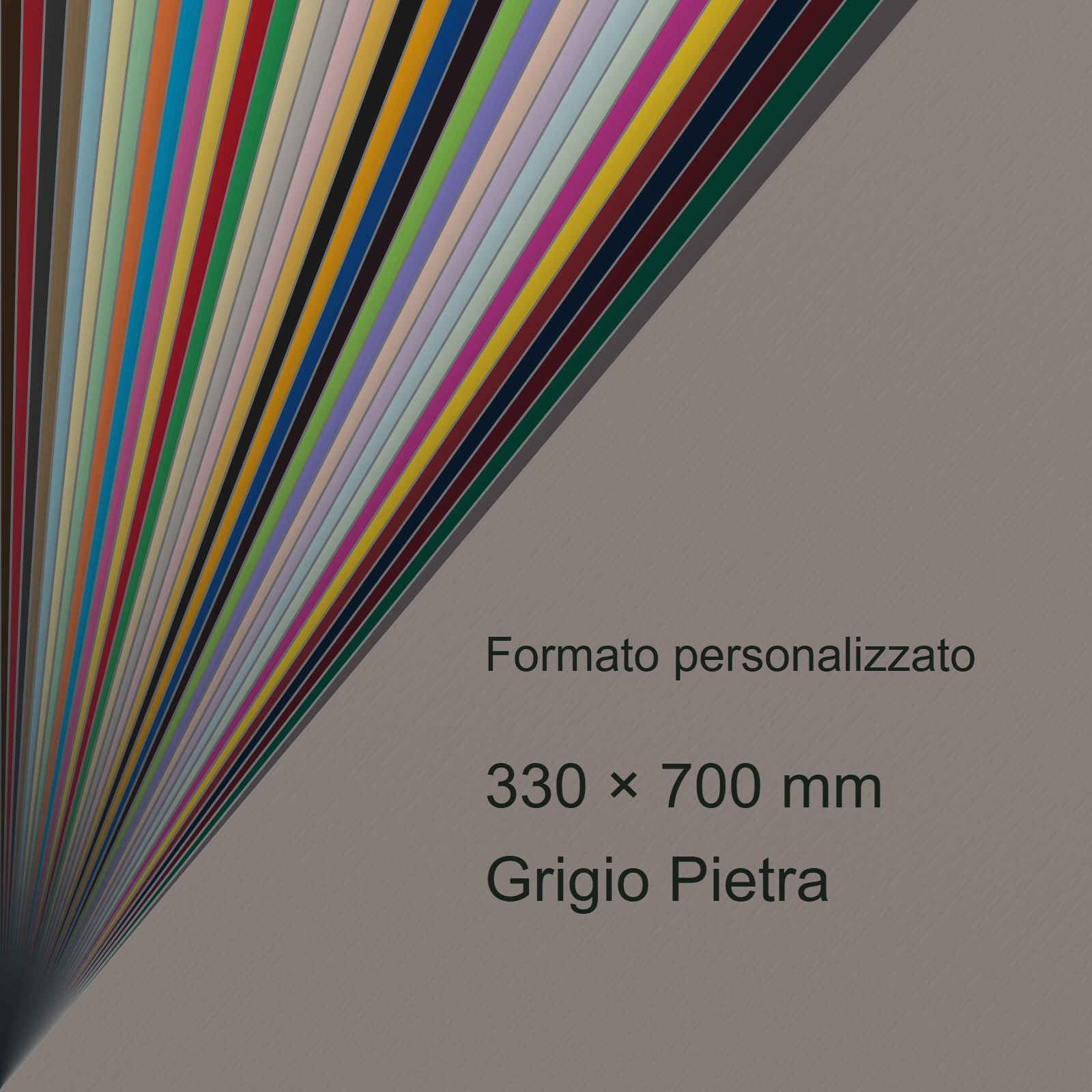 Cartoncino Favini, Burano, 140 g/m², 330x700 mm, GRIGIO PIETRA 14 bra1811SB - immagine aggiuntiva