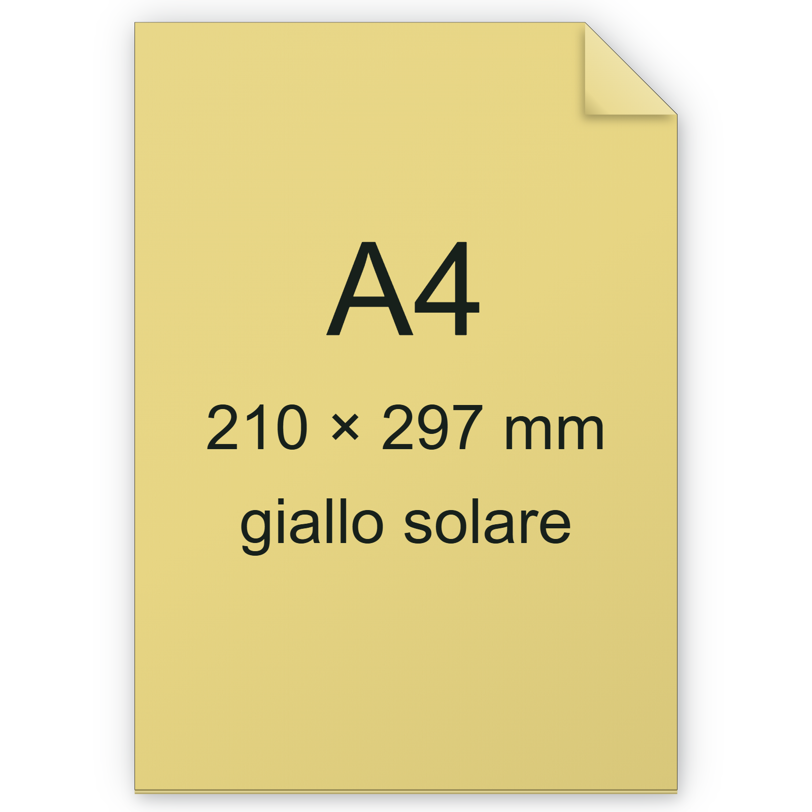 Cartoncino Cordenons Formosa myRecy FSR GIALLO SOLARE, A4, 140gr BRA3205