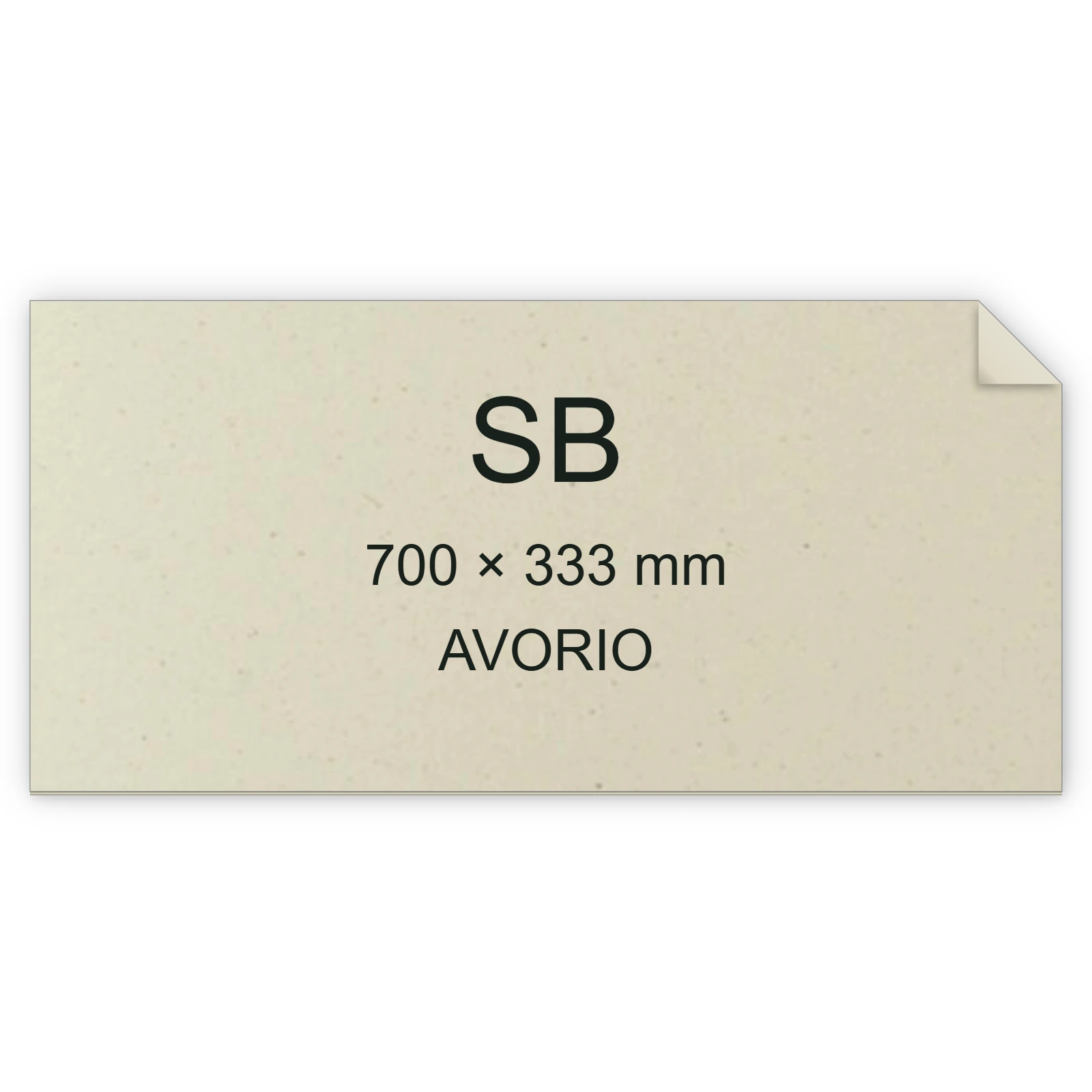 Cartoncino Favini, Shiro AlgaCarta, 120 g/m², SB, AVORIO BRA271sb