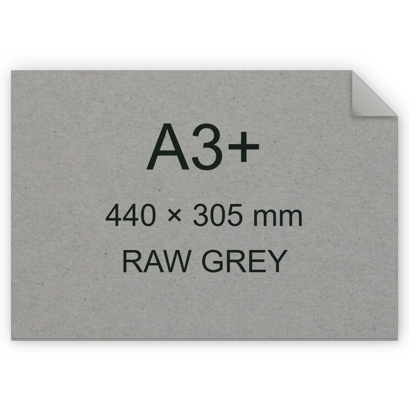 Cartoncino Favini, Shiro Echo Raw, 350 g/m², A3+, RAW GREY bra6658a3+