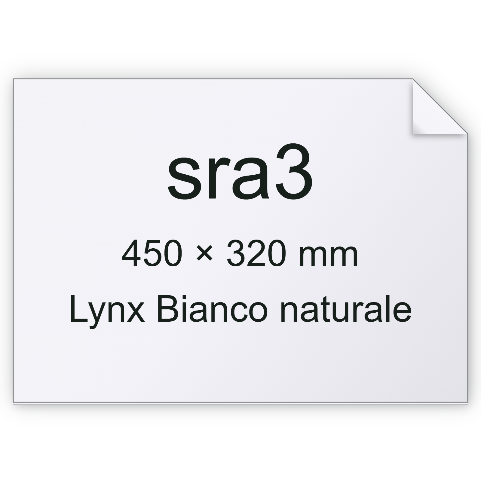 CartaLynx, Munken, BiancoNATURALE, 90gr, sra3 bra1850sra3