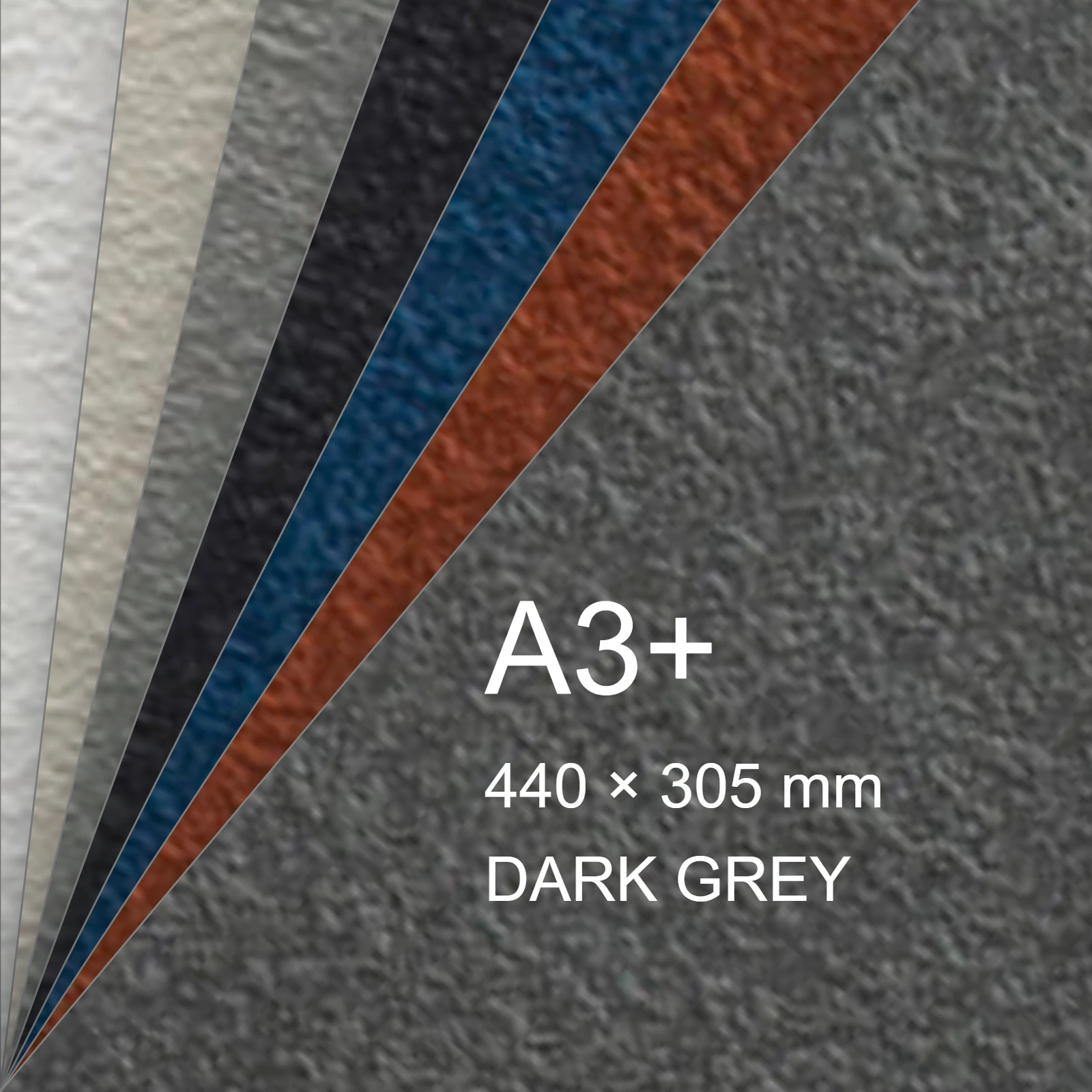 Cartoncino Favini, Tokyo, 120 g/m², A3+, DARK GREY bra6607a3+ - immagine aggiuntiva