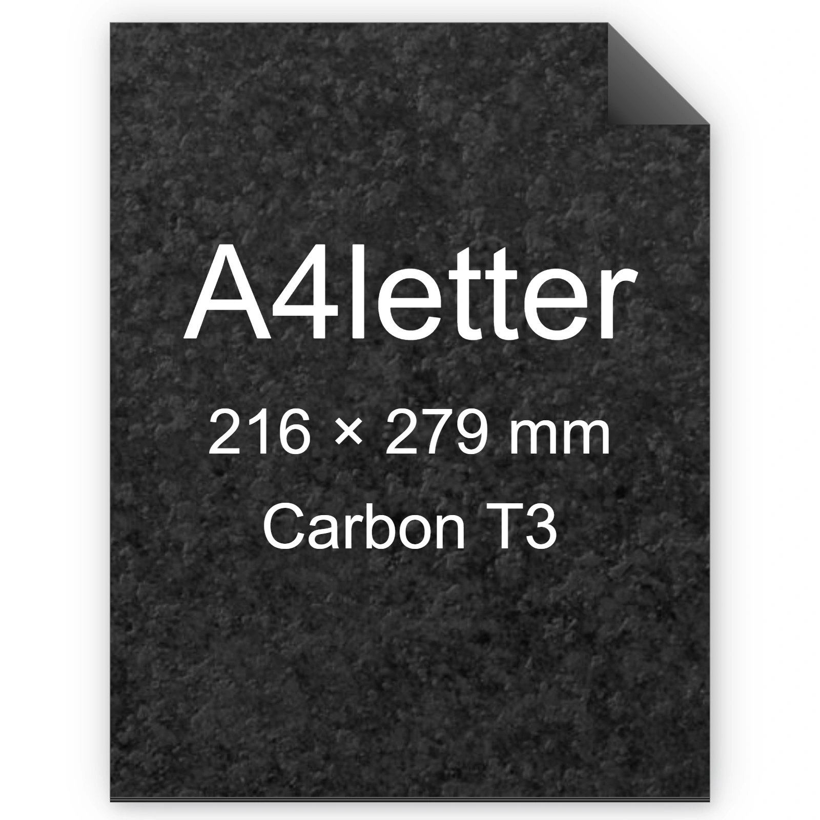 Carta Favini, Classy Covers, 115 g/m², A4letter, CARBON T3 bra6648a4letter