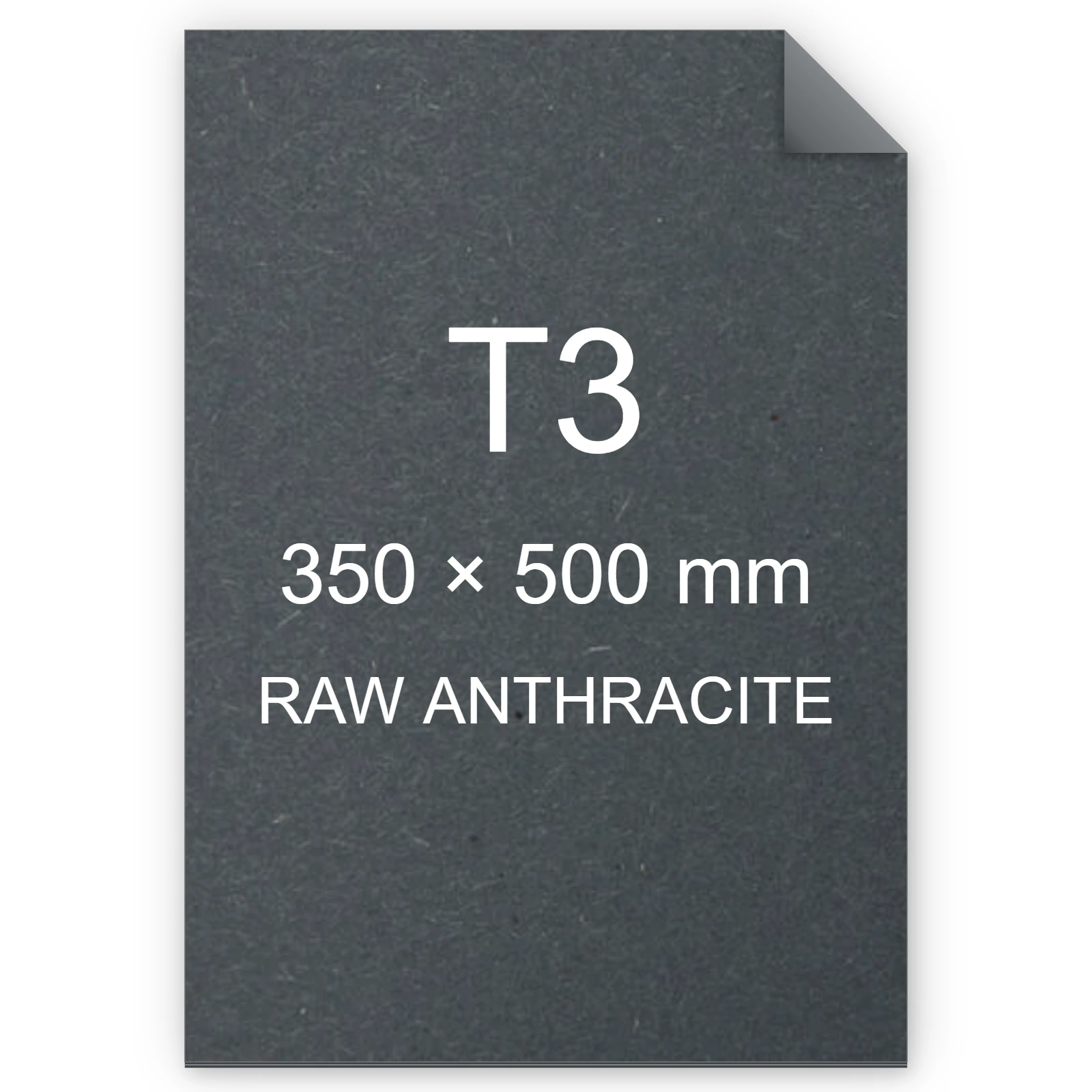 Cartoncino Favini, Shiro Echo Raw, 250 g/m², T3, RAW ANTHRACITE bra6673t3