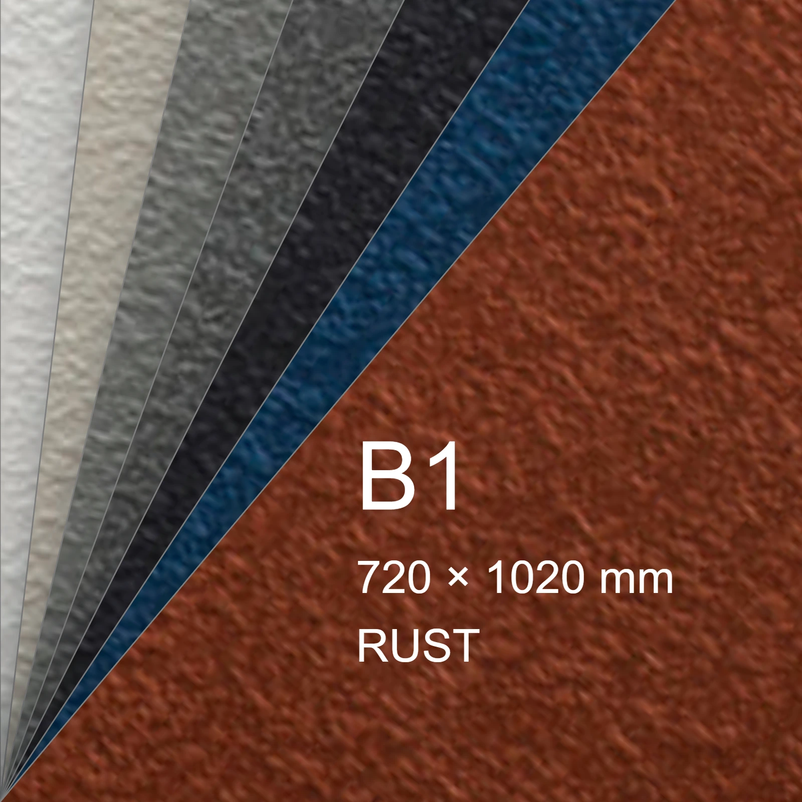 Cartoncino Favini, Tokyo, 350 g/m², B1, RUST bra6614b1 - immagine aggiuntiva