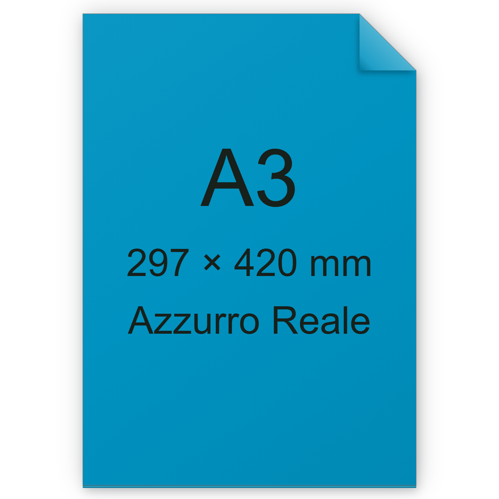 Cartoncino Favini, Burano, 200 g/m², A3, AZZURRO REALE 55 BRA580a3