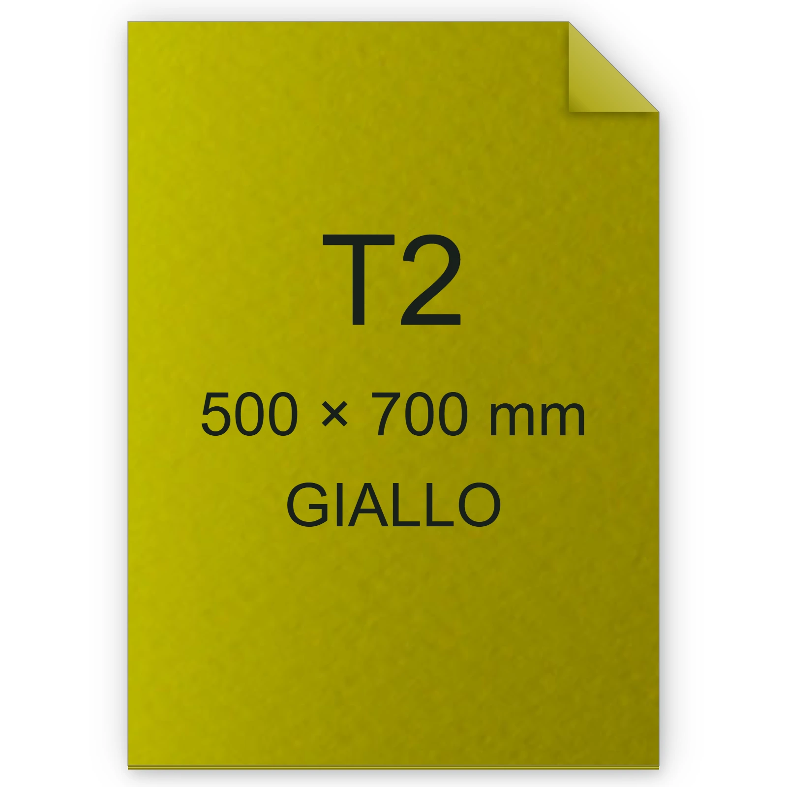 Cartoncino Favini, Prisma Color Sigillo Monoruvido, 220 g/m², T2, GIALLO 02 FAVA33B012