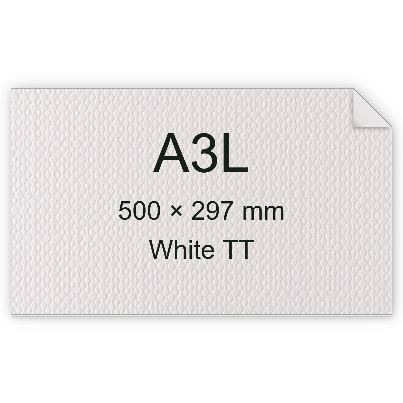 Cartoncino Favini, Classy Covers, 120 g/m², A3L, WHITE TT bra6615a3l