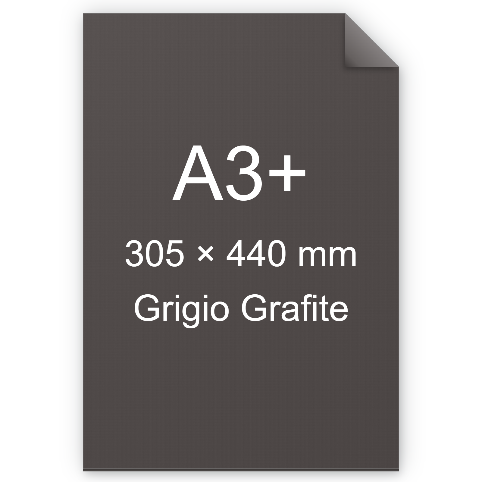 Cartoncino Favini, Burano, 200 g/m², A3+, GRIGIO GRAFITE 72 BRA873a3+
