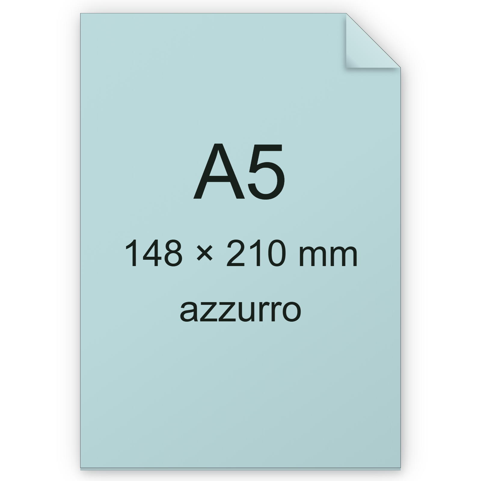 Cartoncino ManilaFormosa AZZURRO, a5, 140gr BRA85a5