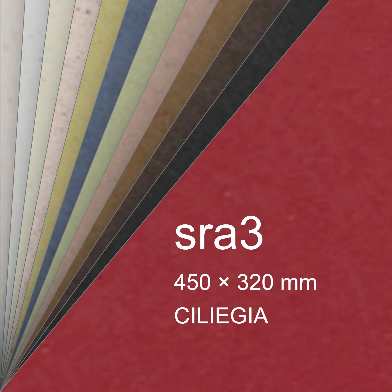 Cartoncino Favini, Crush, 250 g/m², sra3, CILIEGIA bra6708sra3 - immagine aggiuntiva