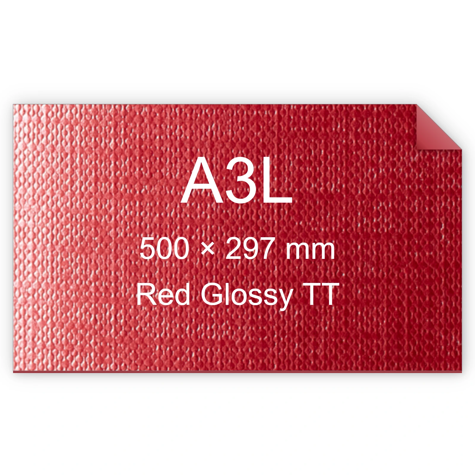 Cartoncino Favini, Classy Covers, 125 g/m², A3L, RED GLOSSY TT bra6636a3l