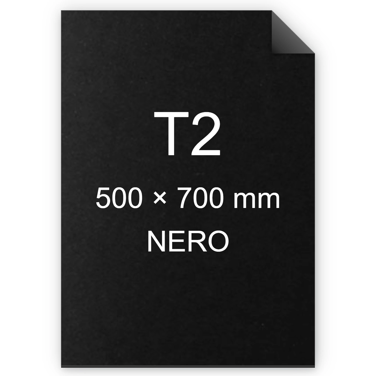 Cartoncino Favini, Bristol Color, 200 g/m², T2, NERO 63 FAVA35A302