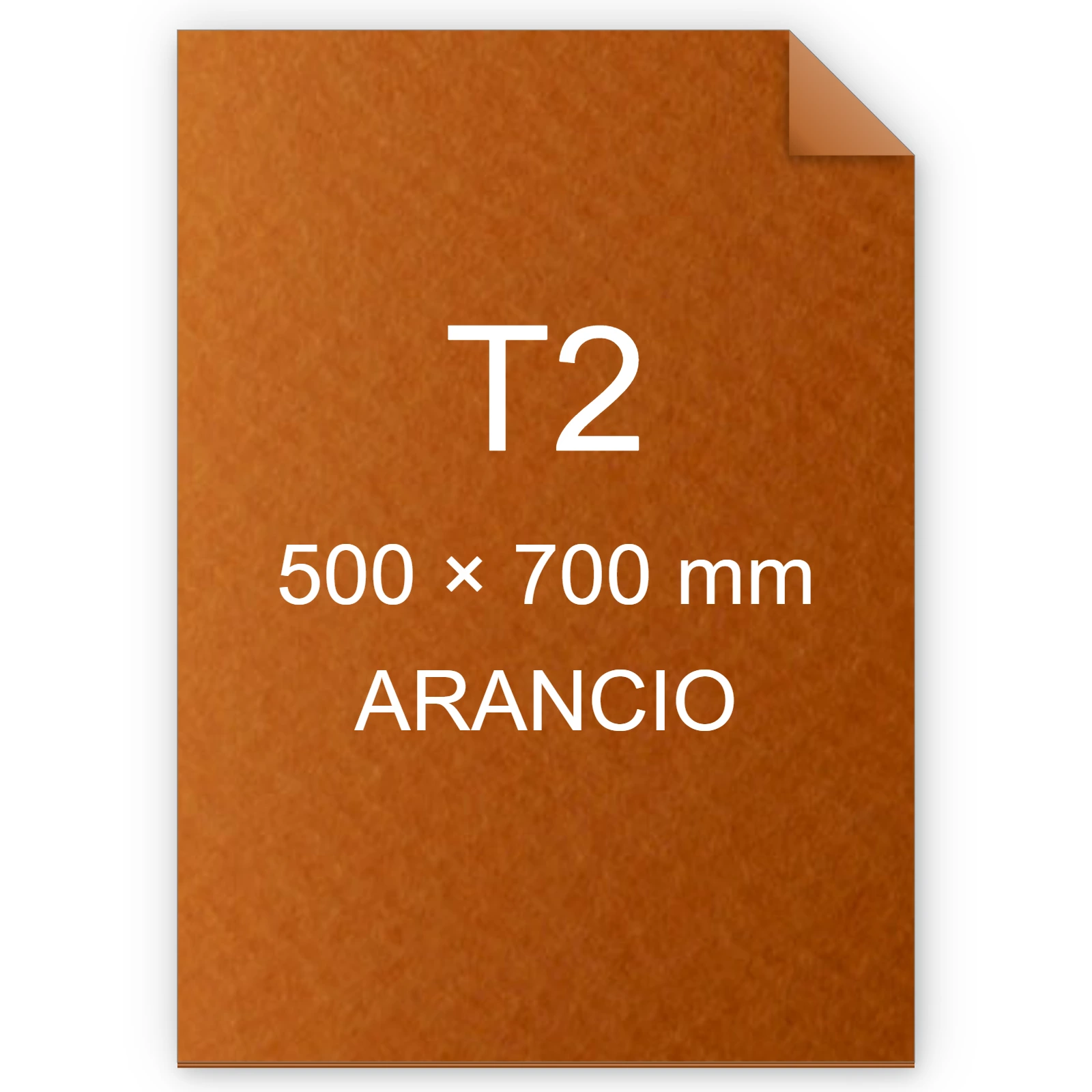 Cartoncino Favini, Prisma Color Sigillo Monoruvido, 220 g/m², T2, ARANCIO 03 FAVA33E012