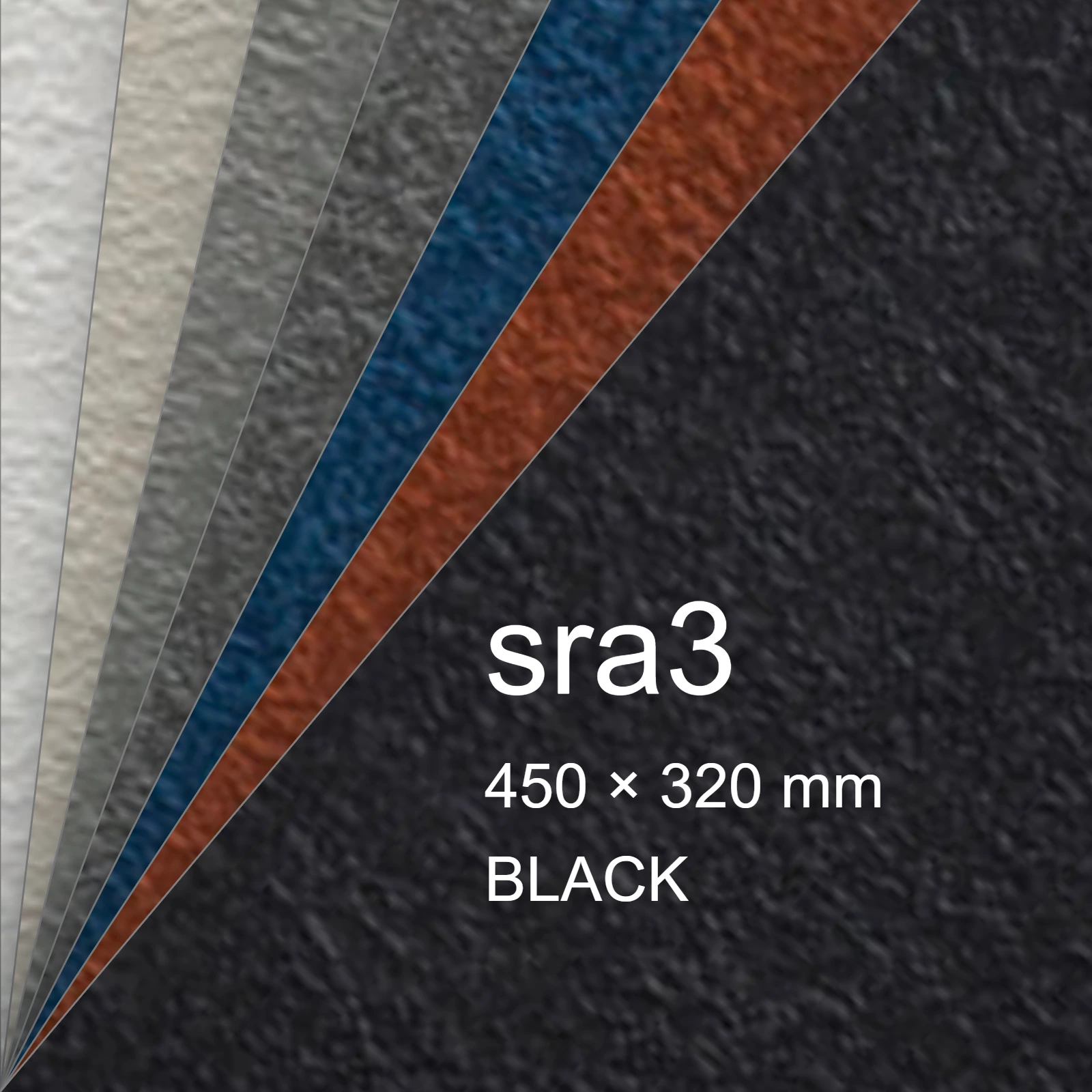 Cartoncino Favini, Tokyo, 350 g/m², sra3, BLACK bra6610sra3 - immagine aggiuntiva