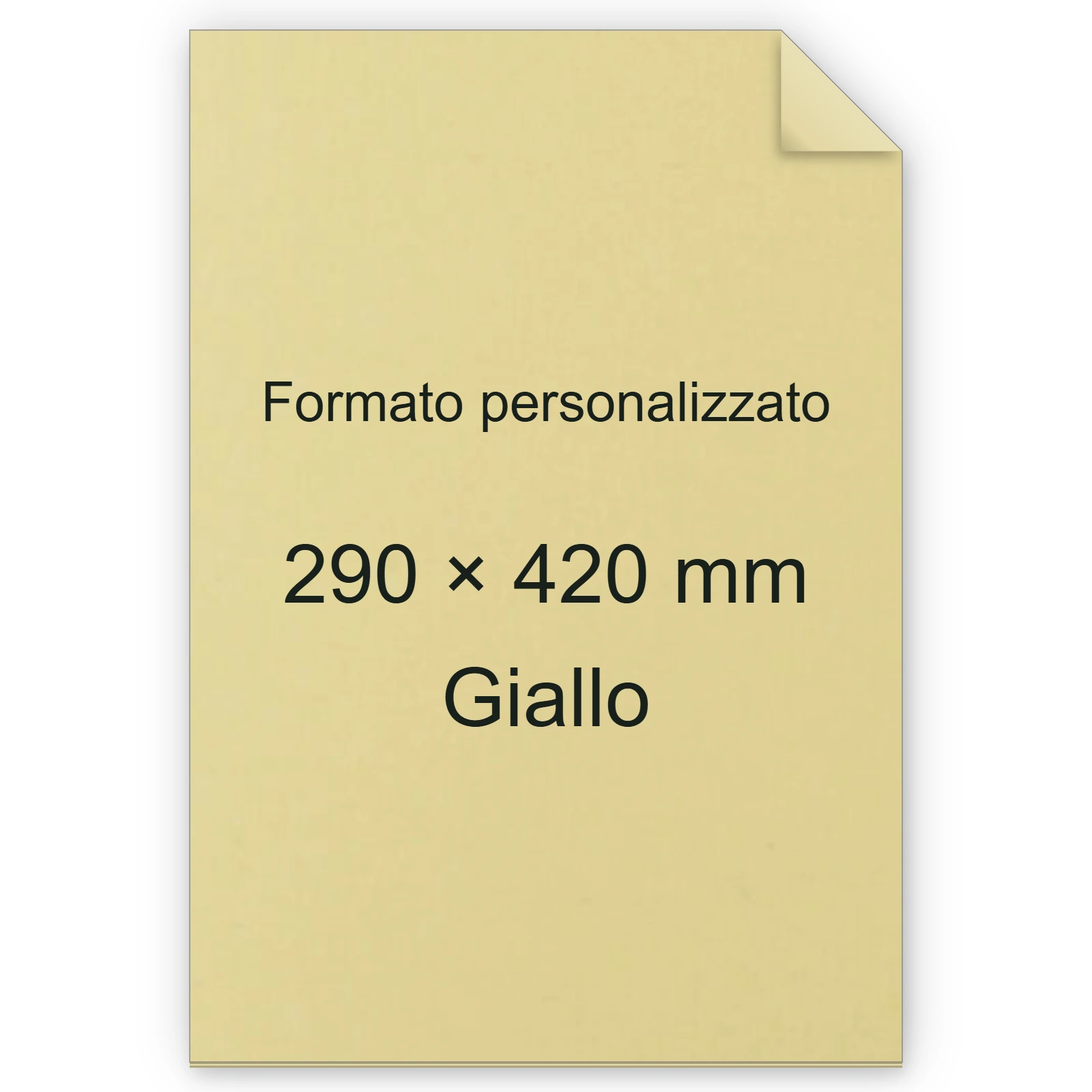 Cartoncino Favini, Burano, 120 g/m², 297x420 mm, GIALLO 07 bra794A3