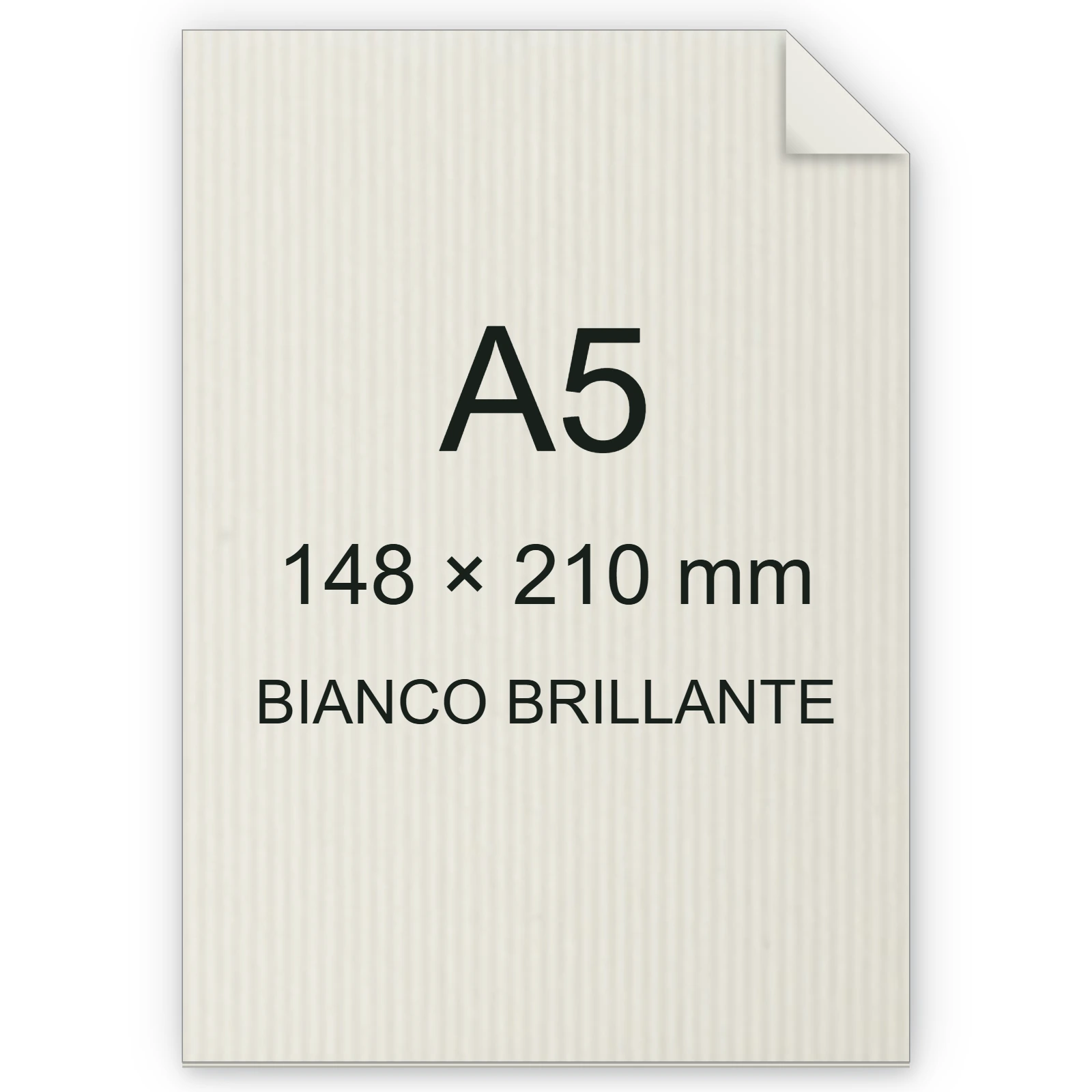 Cartoncino Favini, Twill, 240 g/m², A5, BIANCO BRILLANTE bra689a5