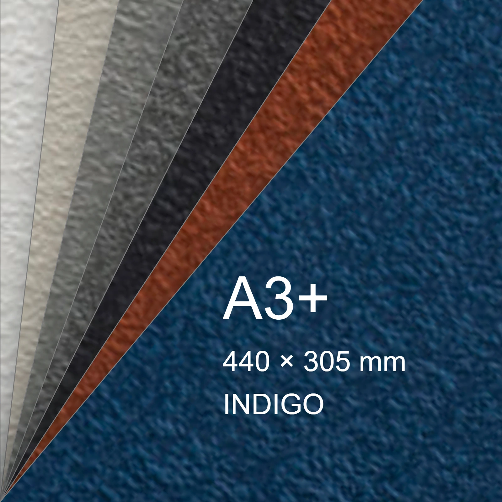 Cartoncino Favini, Tokyo, 120 g/m², A3+, INDIGO bra6611a3+ - immagine aggiuntiva