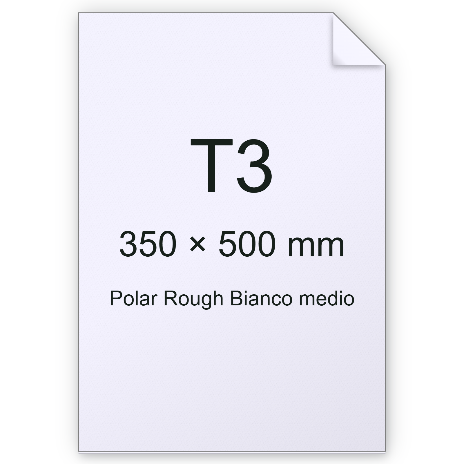 Carta Polar Rough, Munken, Bianco, 100gr, t3 bra2574t3