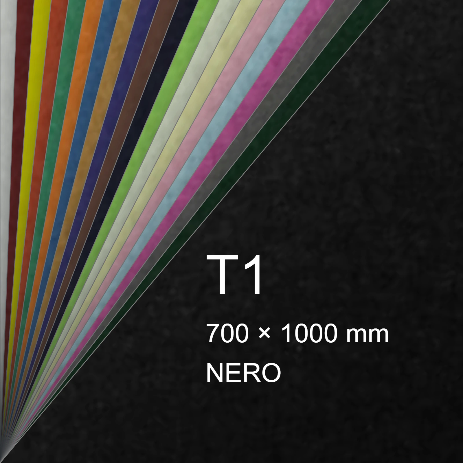 Cartoncino Favini, Prisma Color Sigillo Monoruvido, 220 g/m², T1, NERO 16 FAVA33A0A1 - immagine aggiuntiva