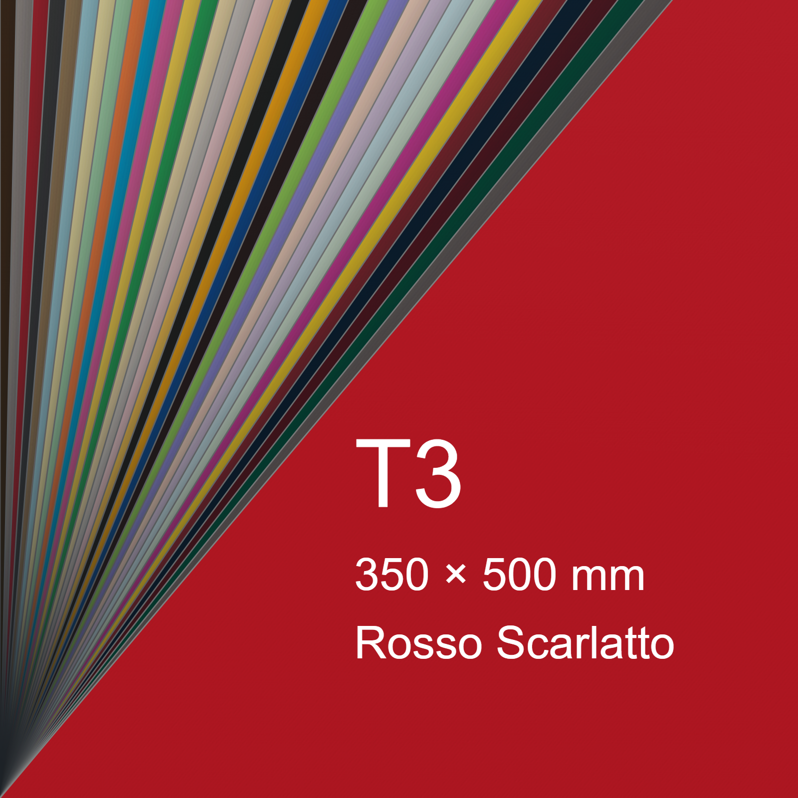 Cartoncino Favini, Burano, 140 g/m², T3, ROSSO SCARLATTO 61 bra591T3 - immagine aggiuntiva