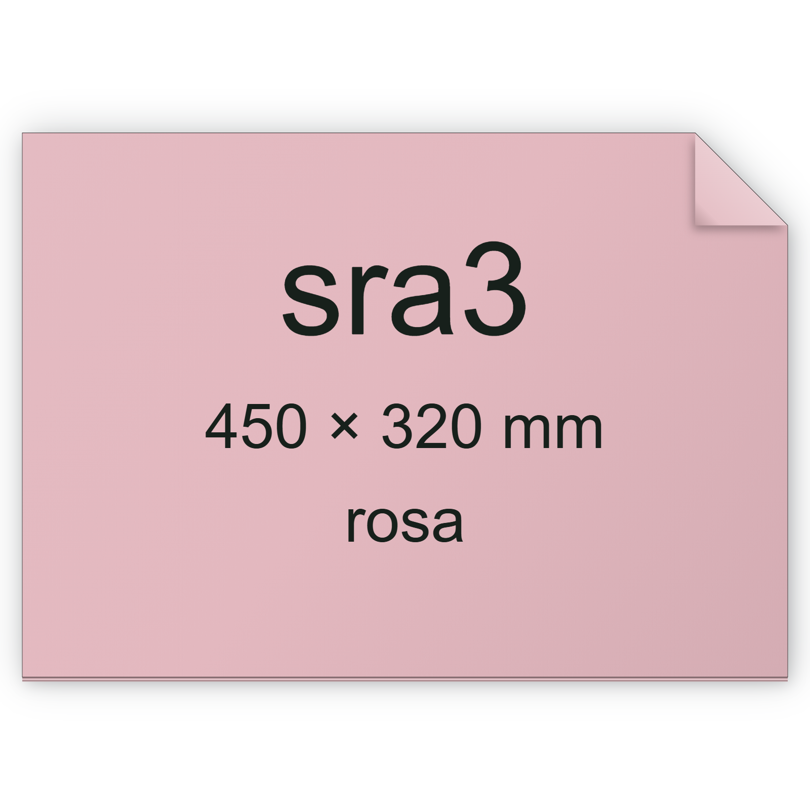 Cartoncino ManilaFormosa ROSA, sra3, 140gr BRA533sra3