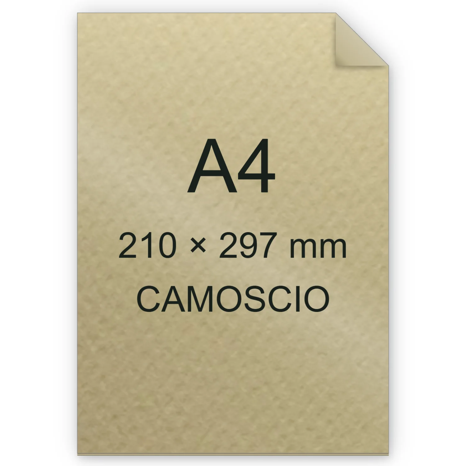 Cartoncino Favini, Prisma Plastificato, 250 g/m², A4, CAMOSCIO bra1319