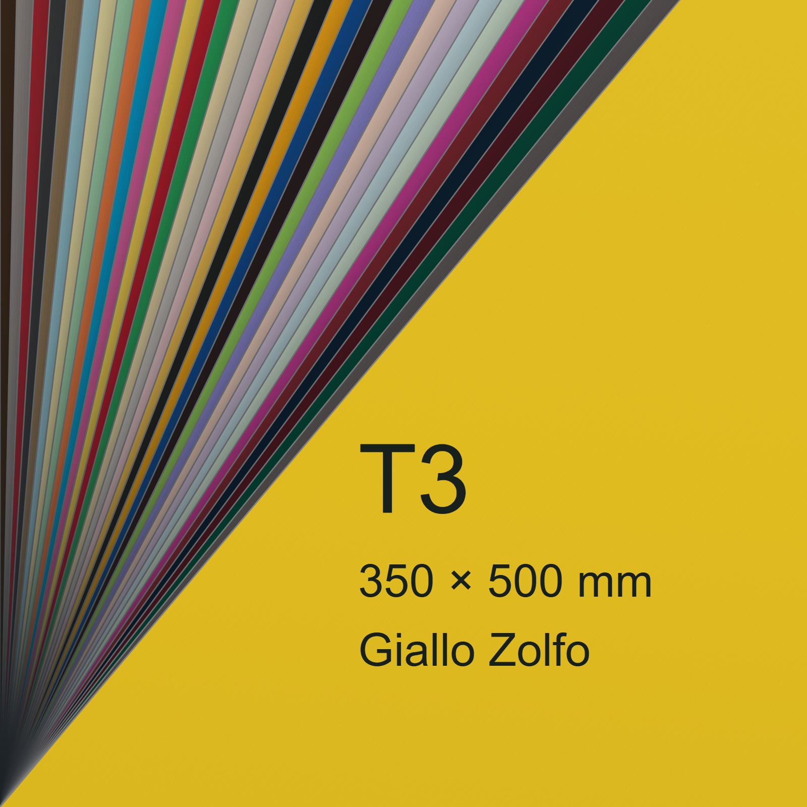 Cartoncino Favini, Burano, 140 g/m², T3, GIALLO ZOLFO 51 bra849T3 - immagine aggiuntiva