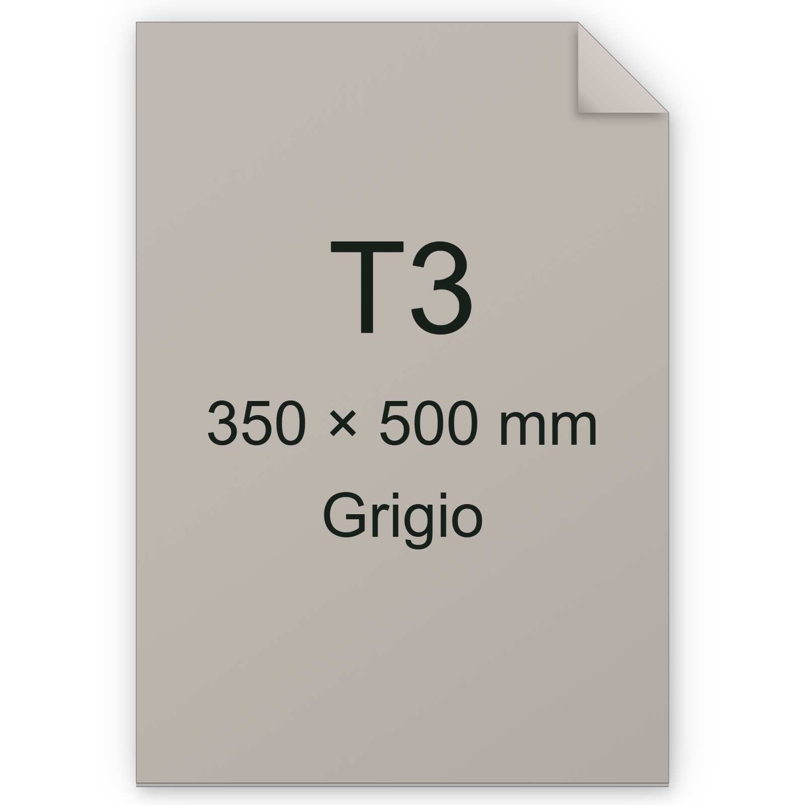 Cartoncino Favini, Burano, 120 g/m², T3, GRIGIO 12 bra790T3
