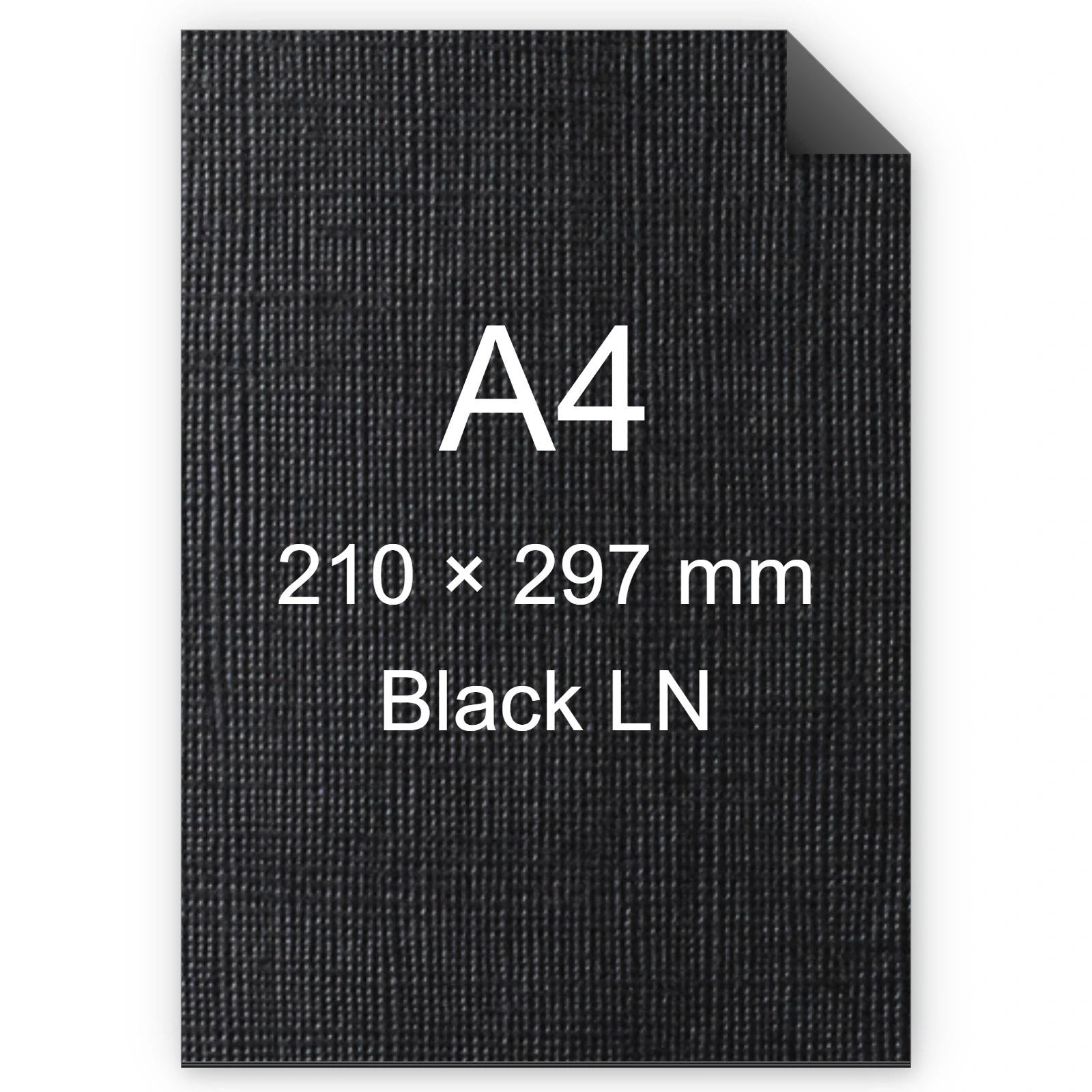 Cartoncino Favini, Classy Covers, 120 g/m², A4, BLACK LN bra6633