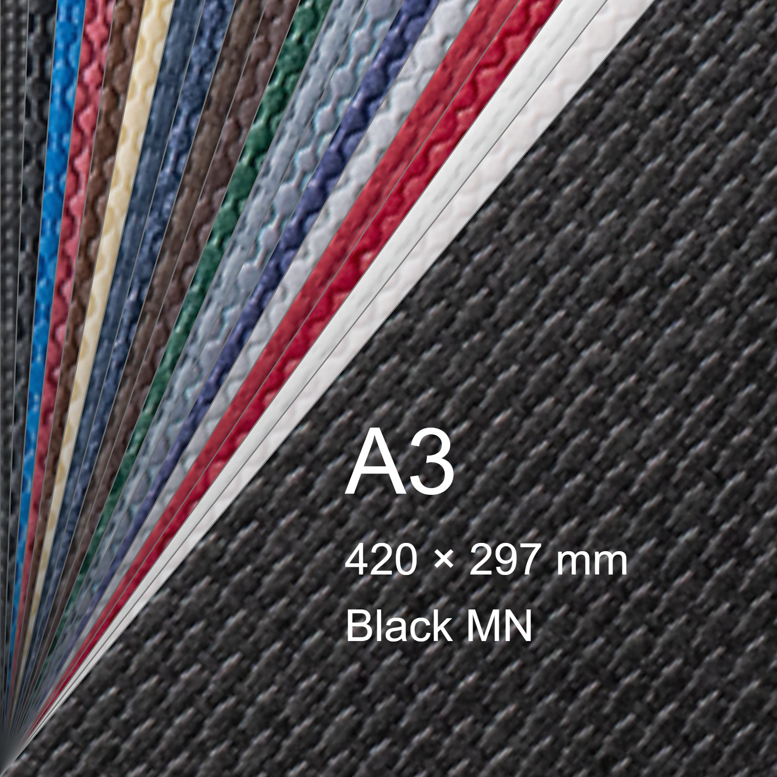 Cartoncino Favini, Classy Covers, 120 g/m², A3, BLACK MN bra6634a3 - immagine aggiuntiva
