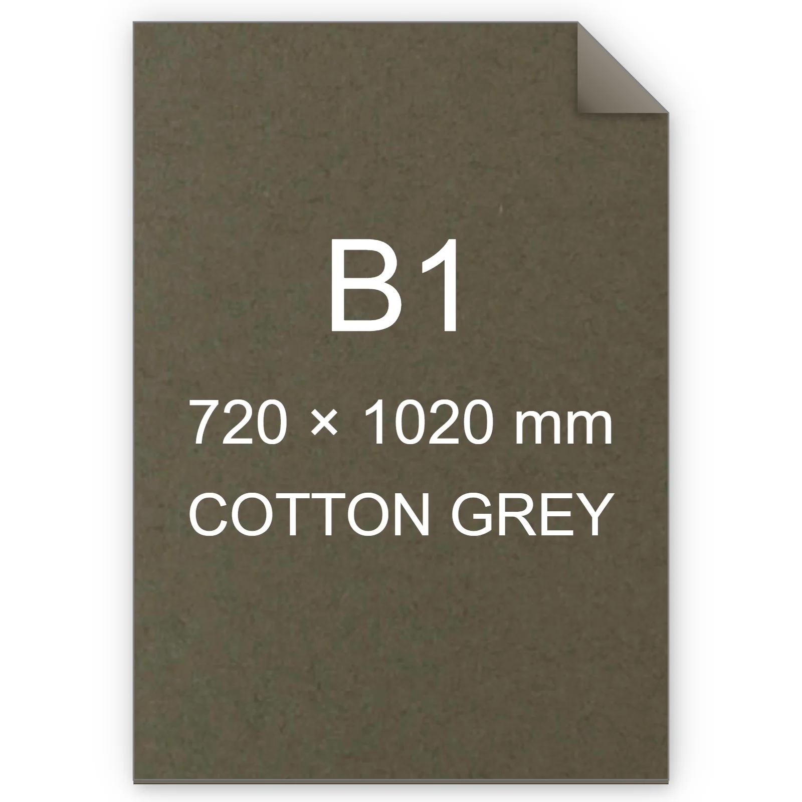 Cartoncino Favini, Refit, 120 g/m², B1, COTTON GREY bra6733b1