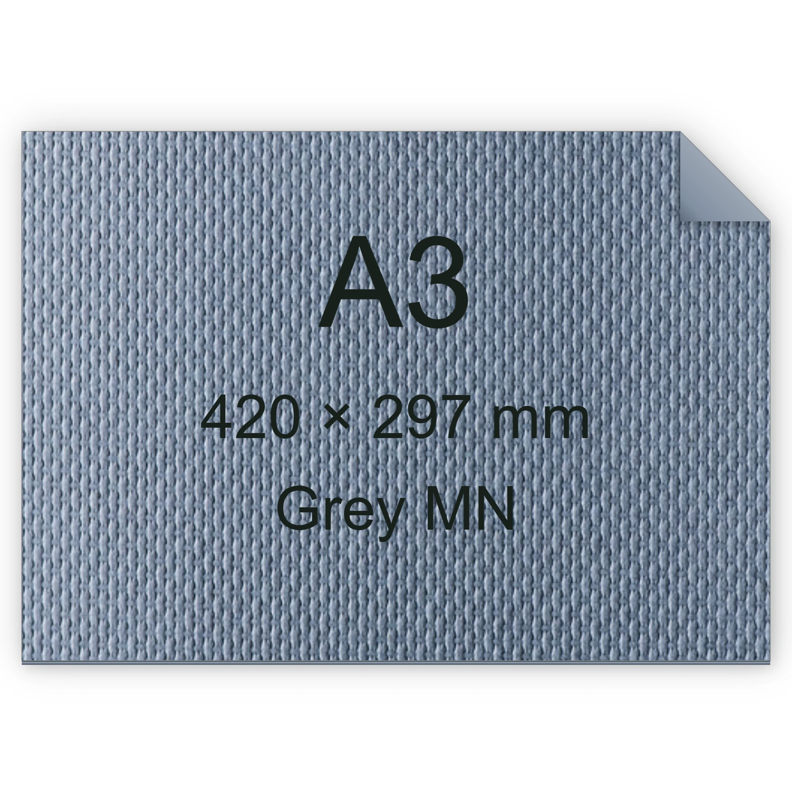 Cartoncino Favini, Classy Covers, 120 g/m², A3, GREY MN bra6621a3