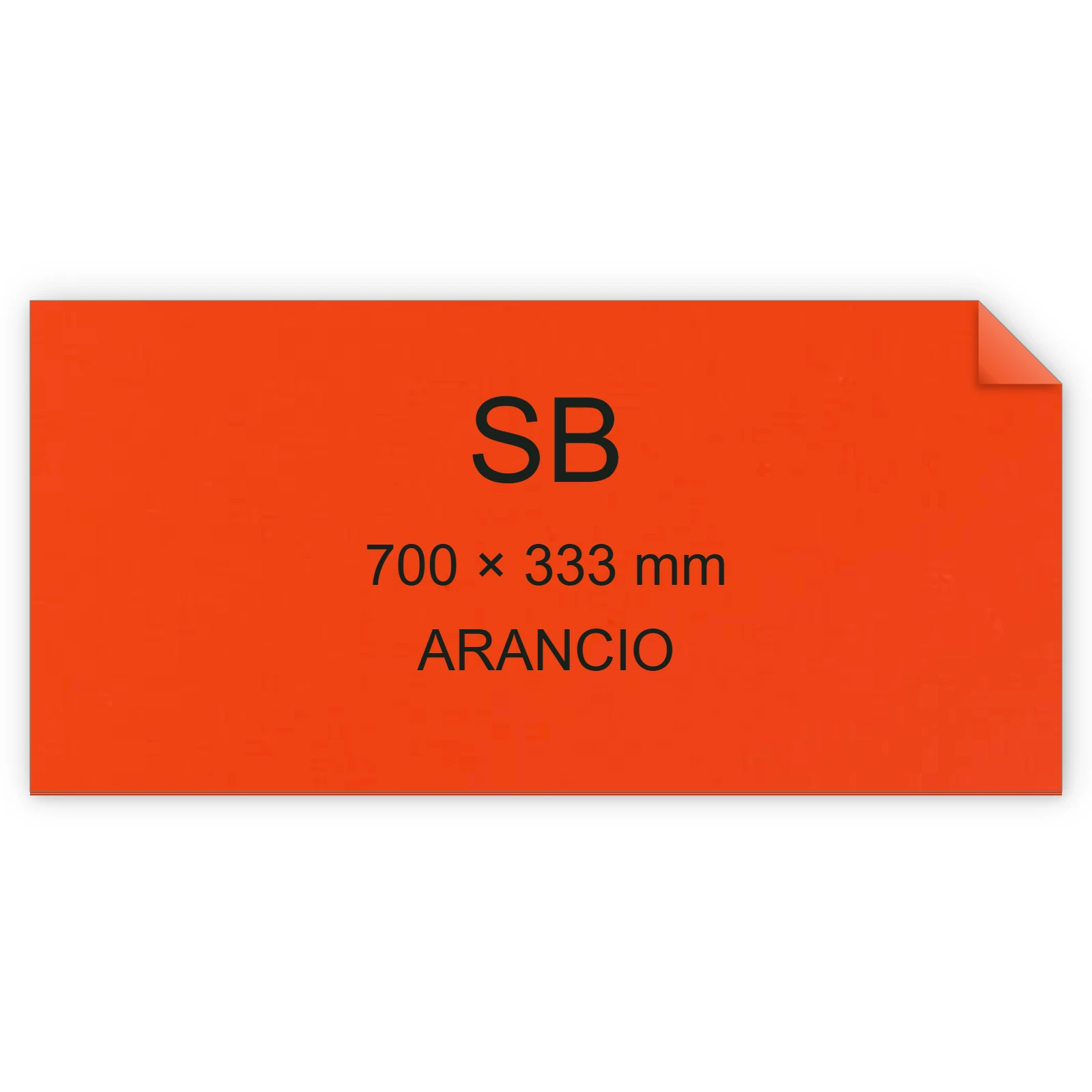Cartoncino Favini, Bindakote Monolucido Colori Forti, 250 g/m², SB, ARANCIO 13 bra950SB