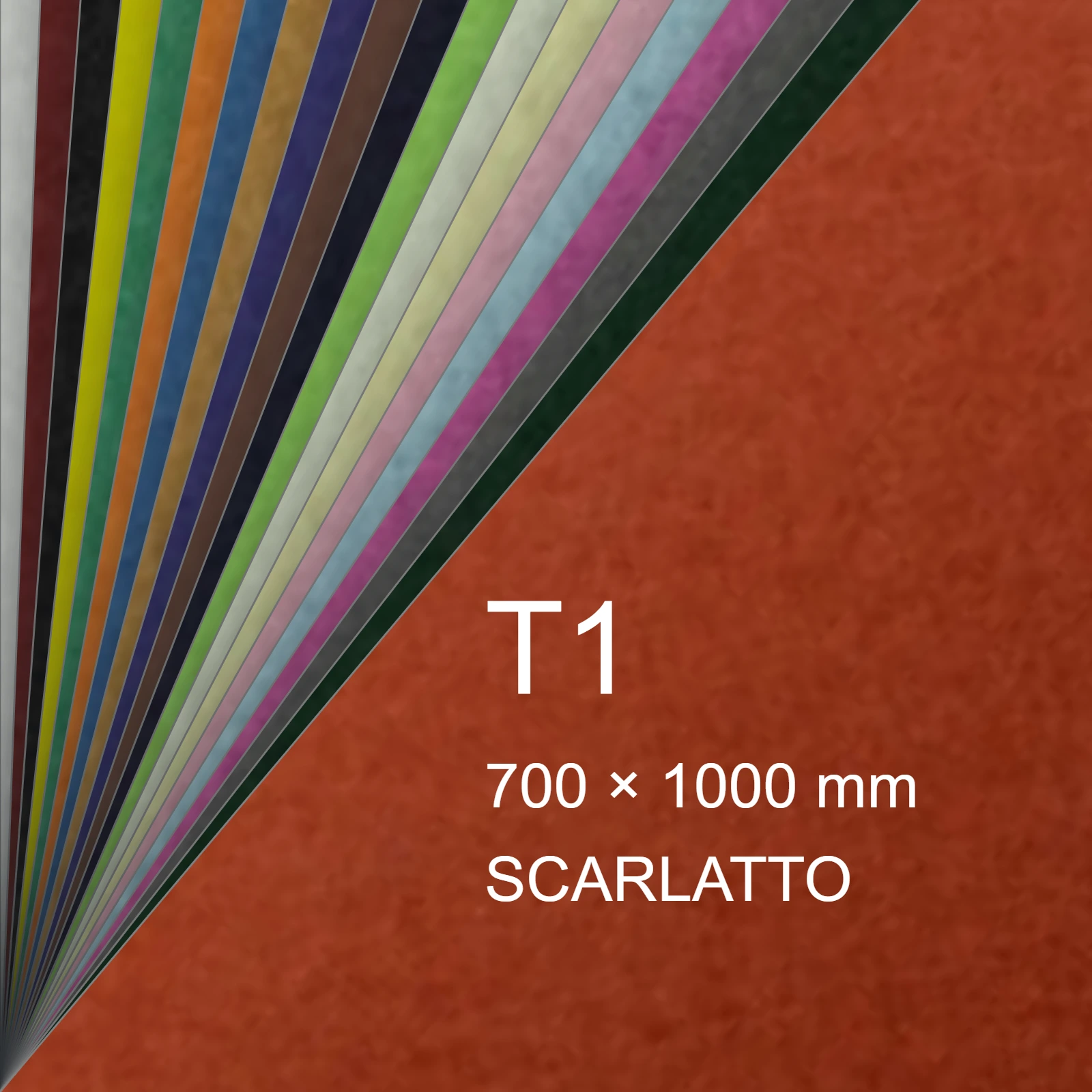 Cartoncino Favini, Prisma Color Sigillo Monoruvido, 220 g/m², T1, SCARLATTO 04 FAVA33C0A1 - immagine aggiuntiva