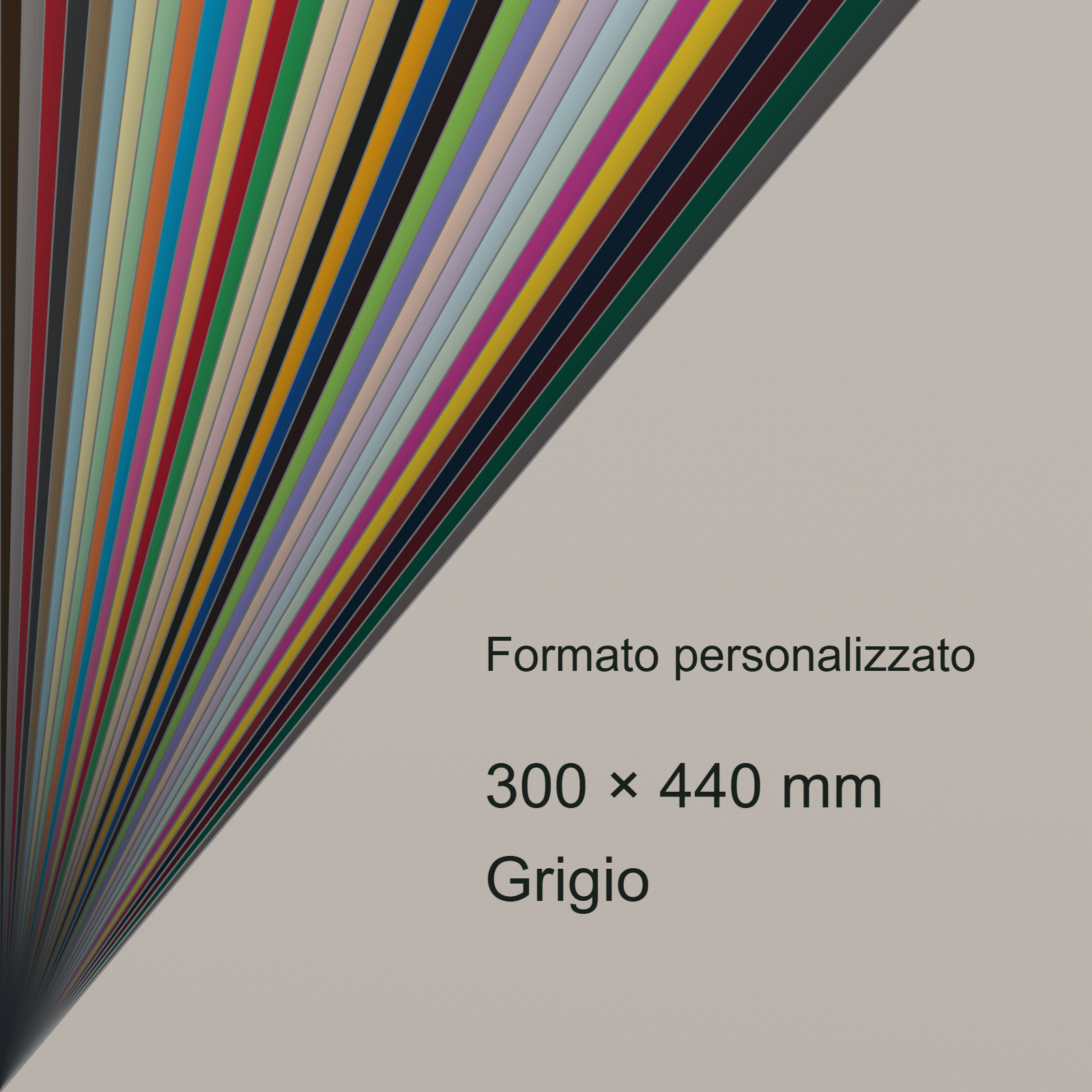 Cartoncino Favini, Burano, 120 g/m², 300x440 mm, GRIGIO 12 bra790A3+ - immagine aggiuntiva